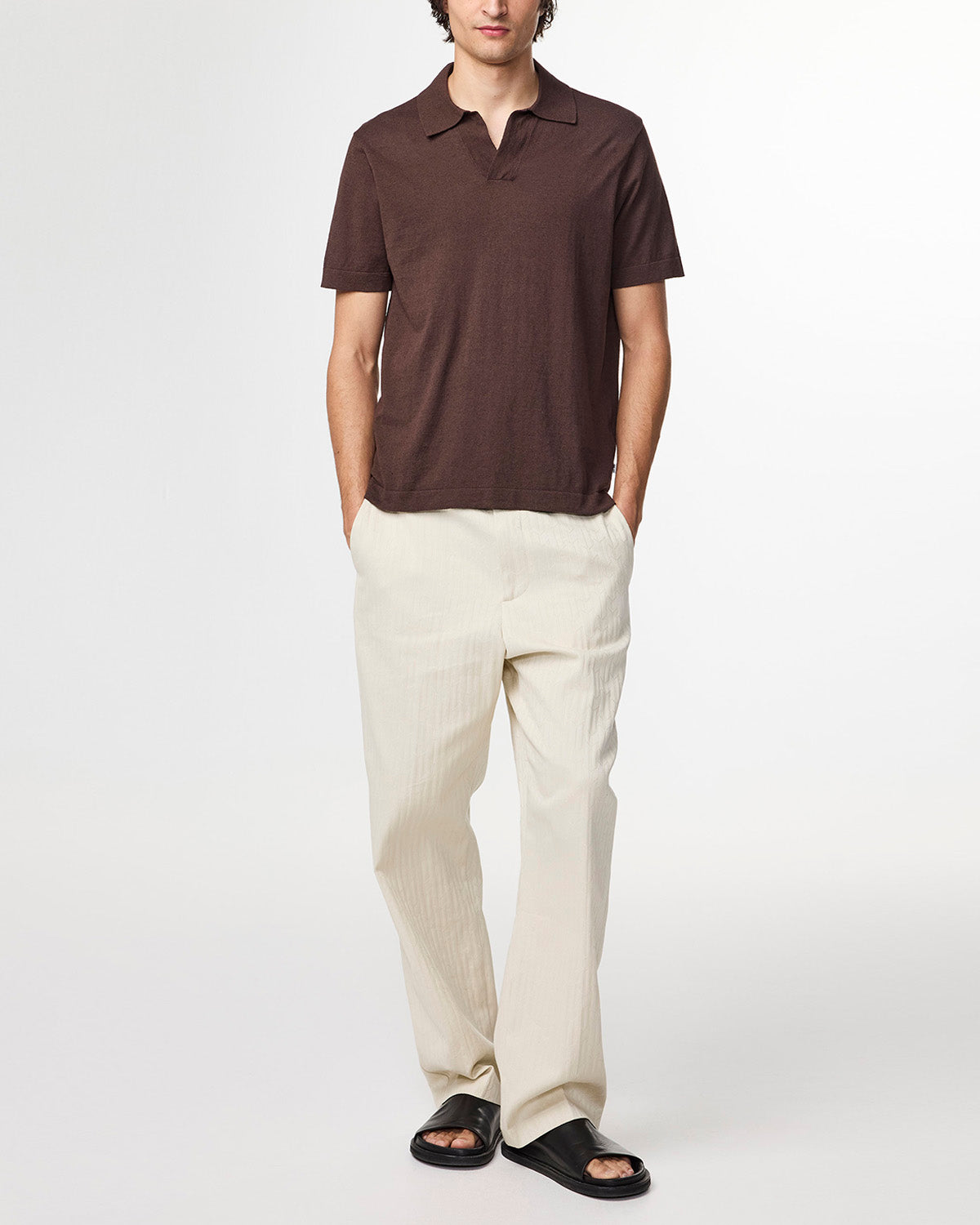 NN07 Ryan Polo Open Collar
