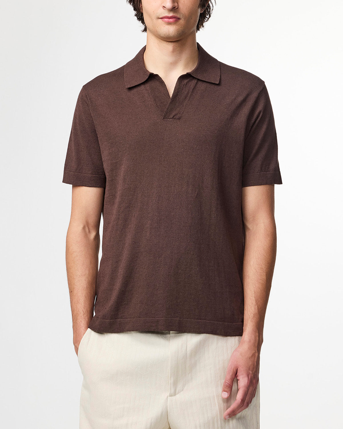 NN07 Ryan Polo Open Collar