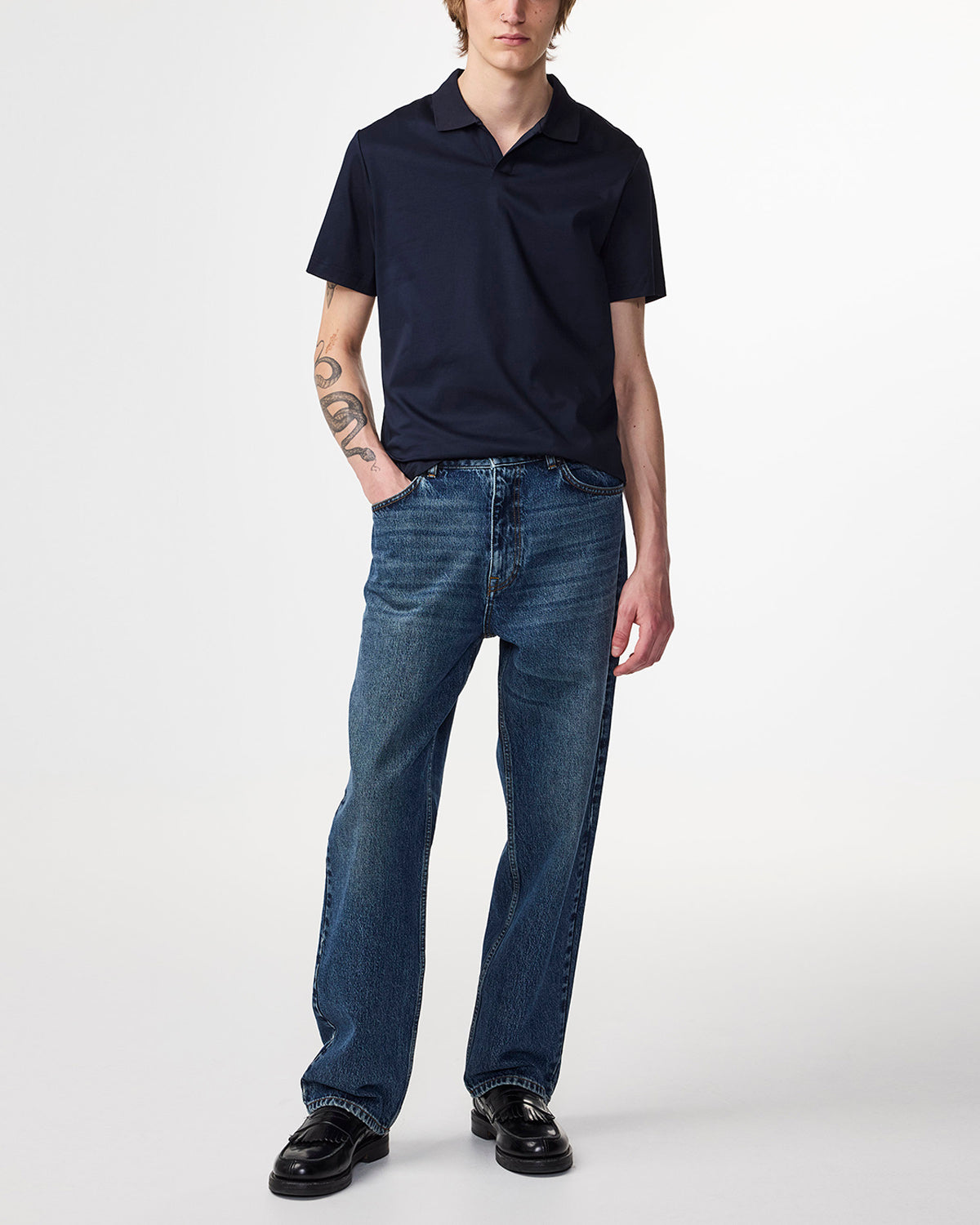 NN07 Paul SS Polo Open Collar