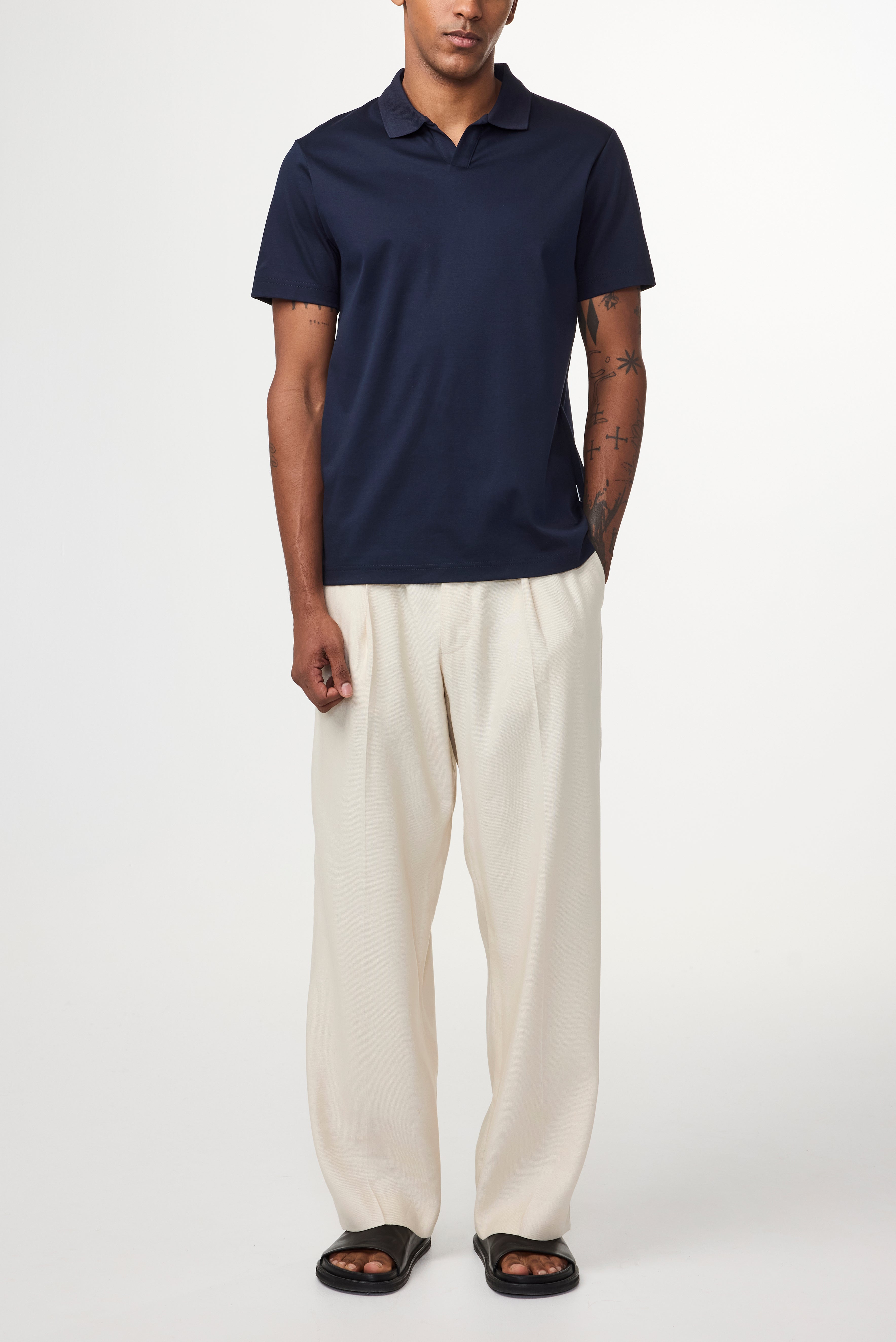NN07 Paul Open Collar Polo