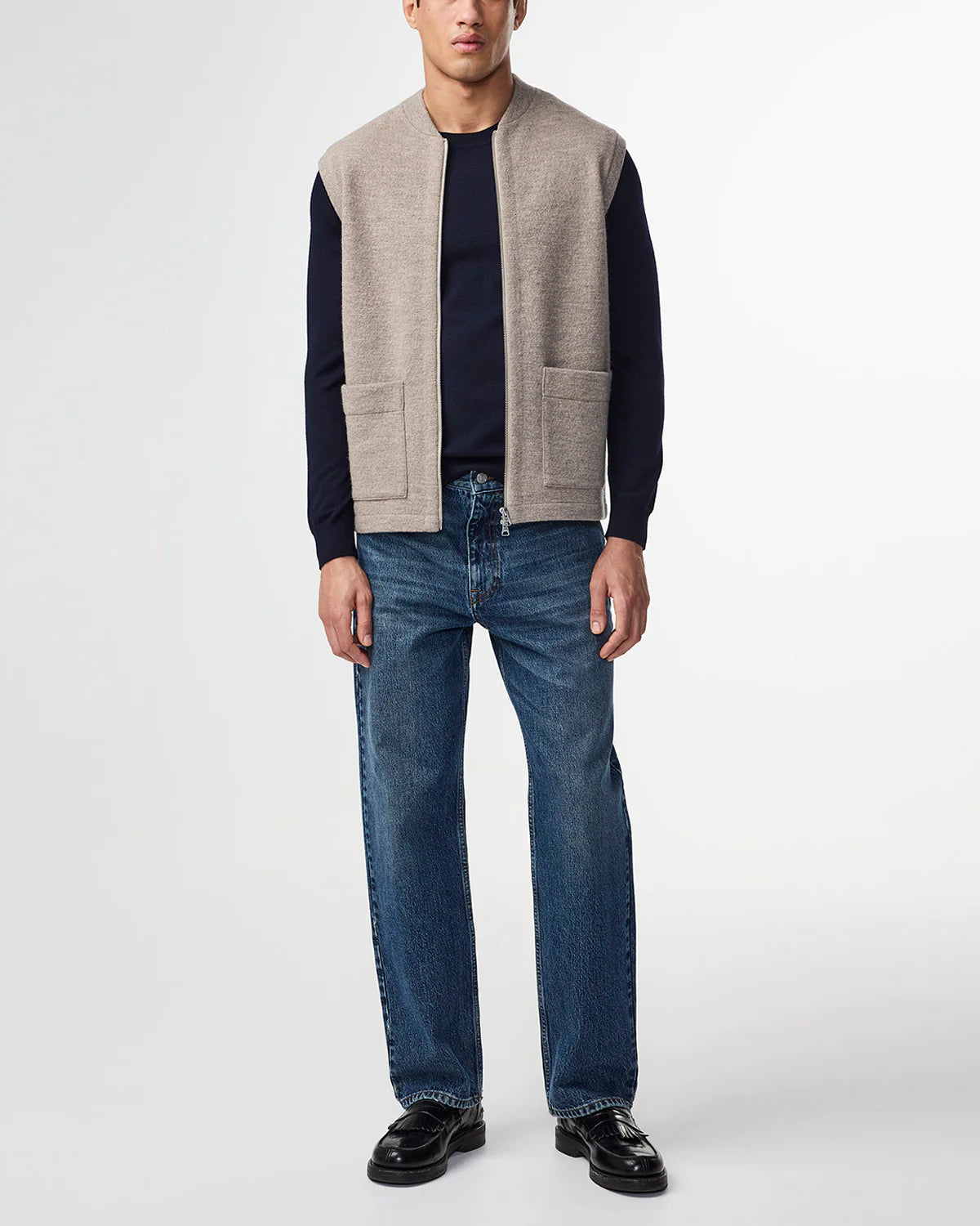 NN07 Boiled Wool Vest