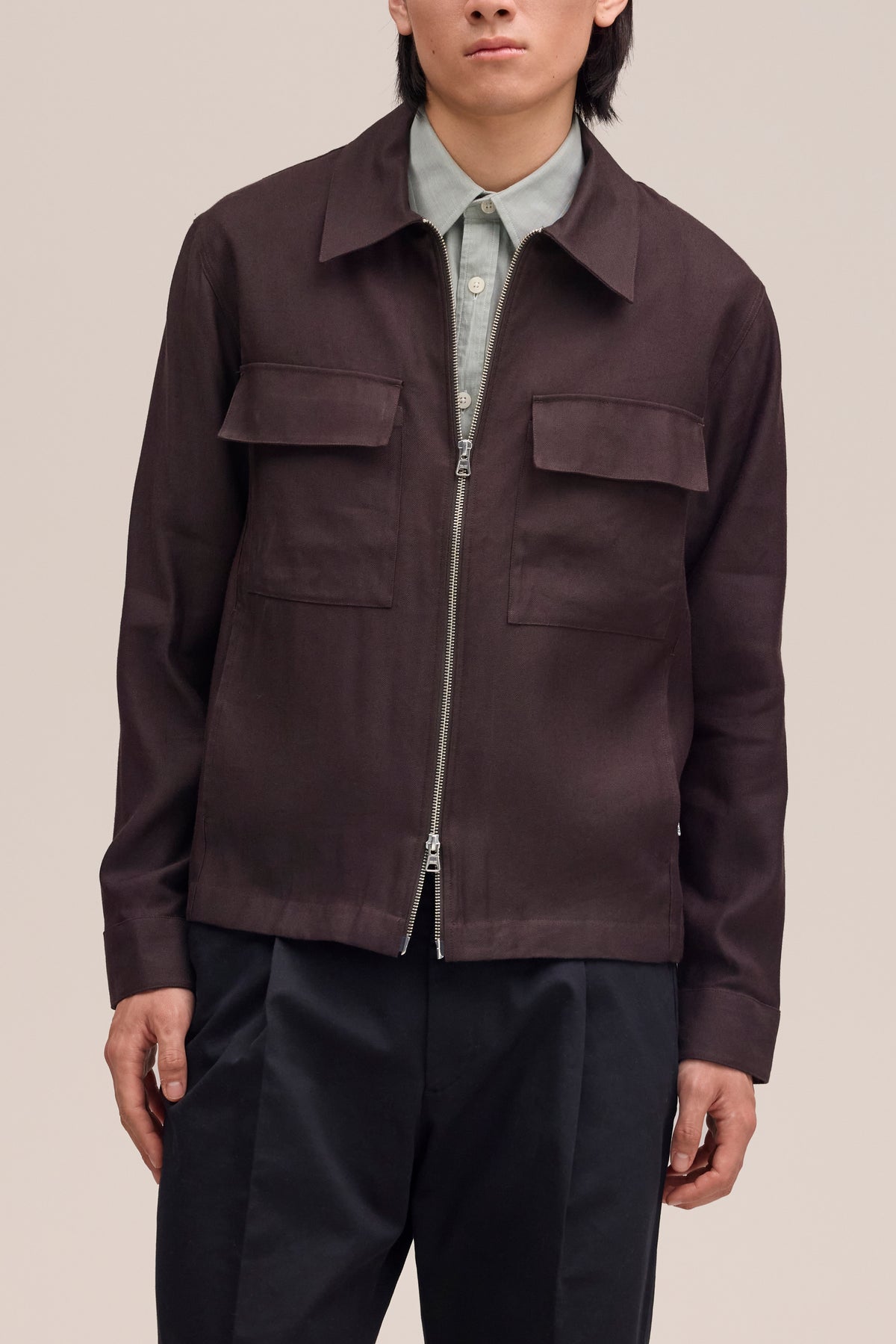 NN07 Alban Over Shirt Linen Blend