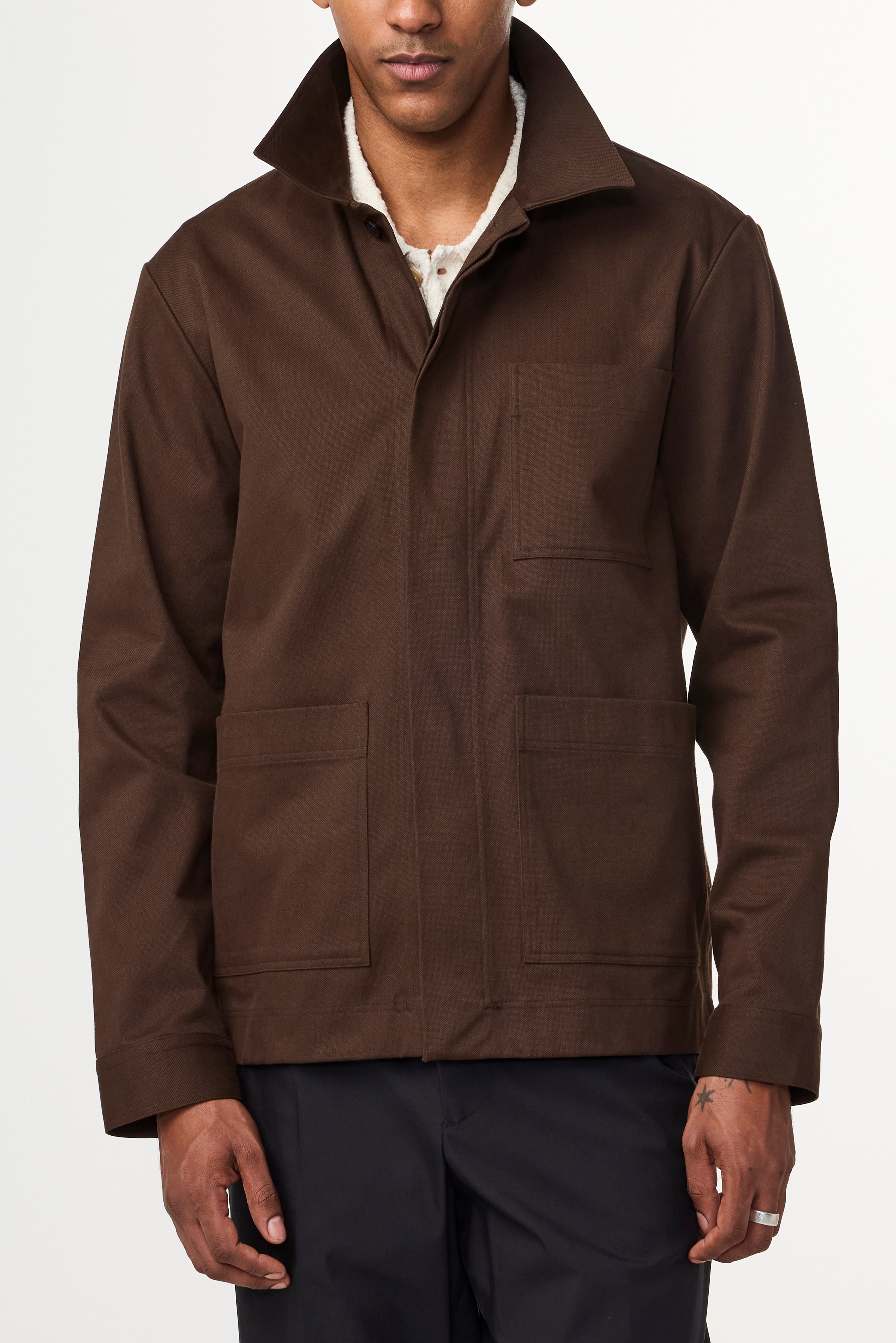 NN07 Olav Overshirt Organic Cotton Stretch