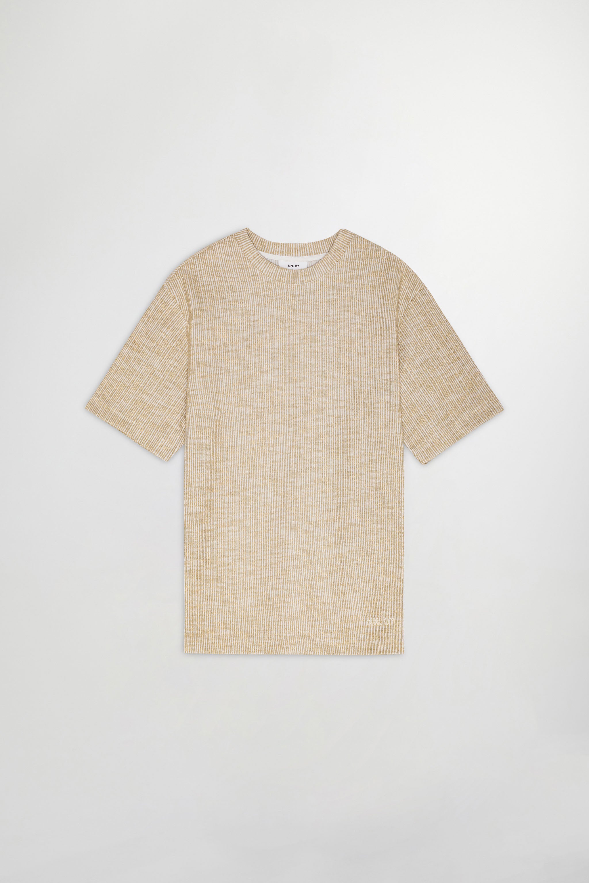 NN07 Nat Tee Textured Cotton Weave
