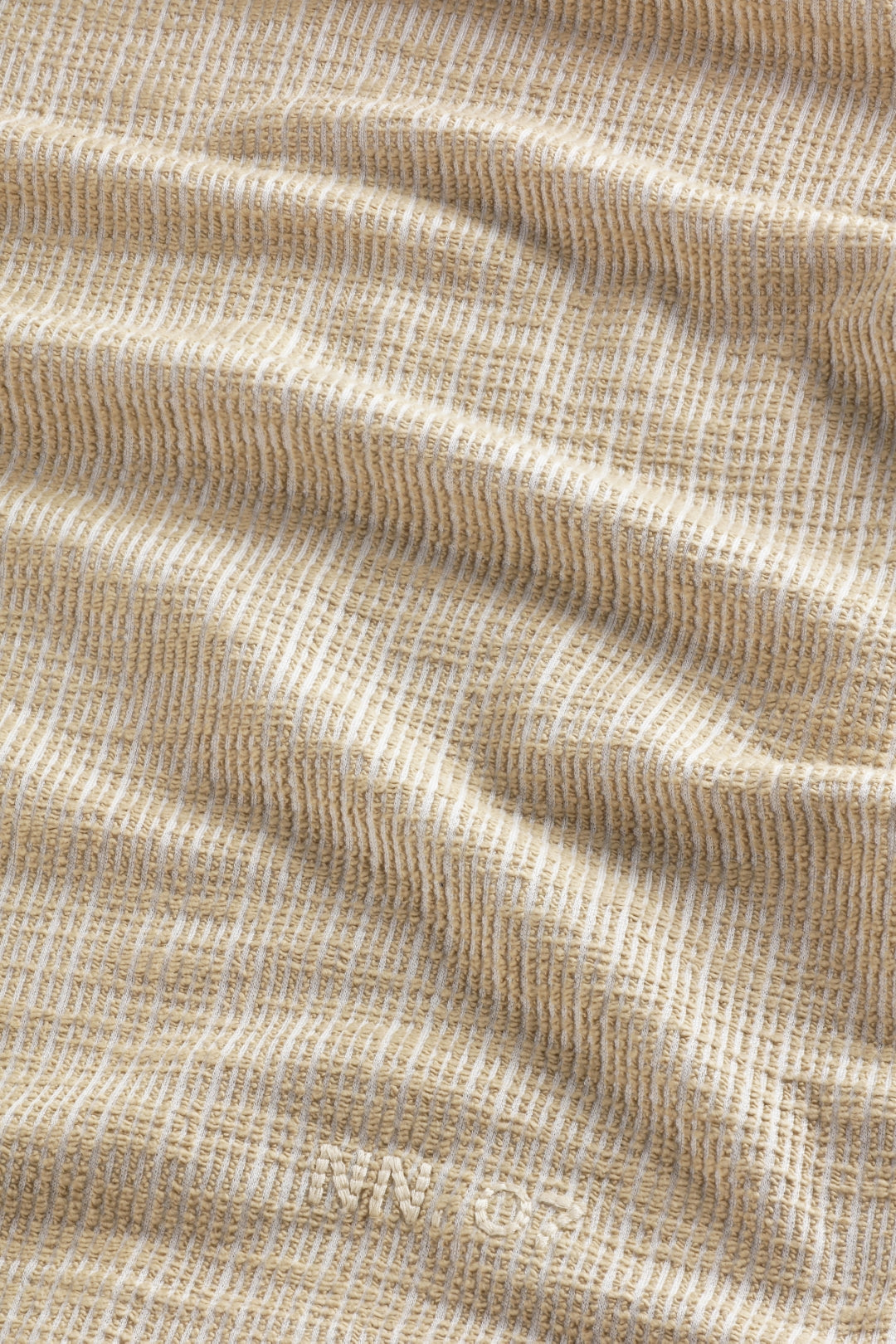 NN07 Nat Tee Textured Cotton Weave