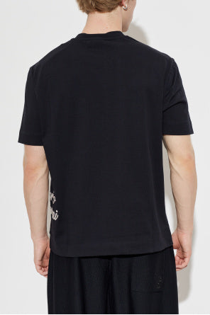 Emporio Armani Embroidered Logo T-Shirt