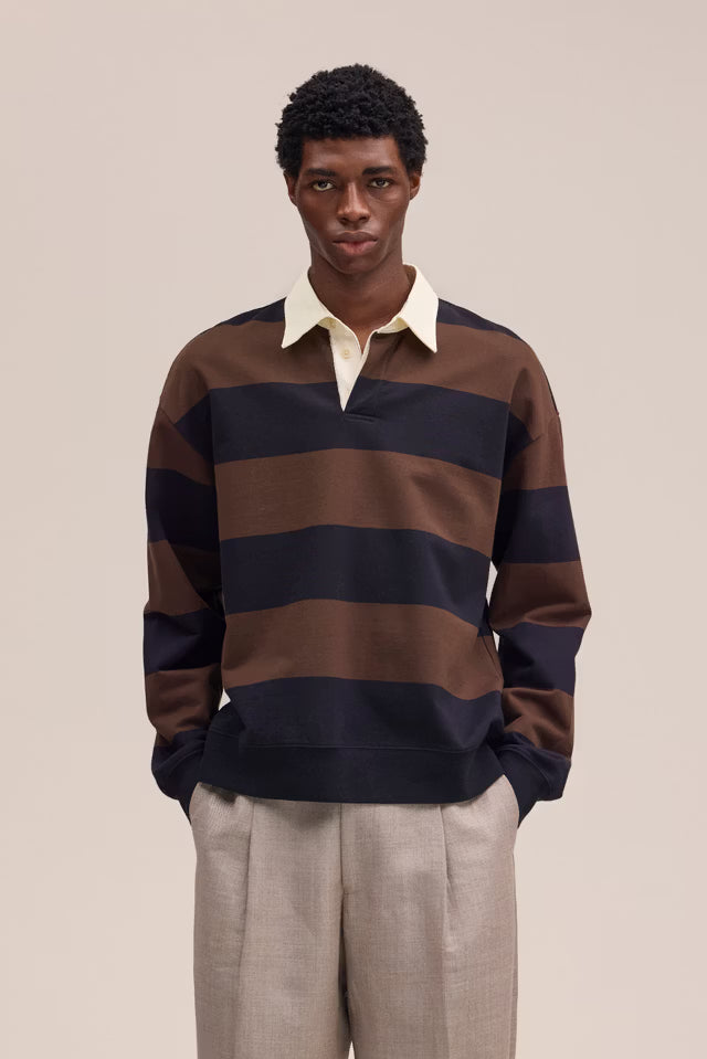 NN07 David Long Sleeve Polo Organic Cotton