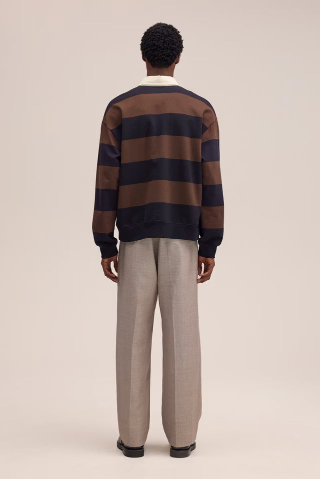 NN07 David Long Sleeve Polo Organic Cotton