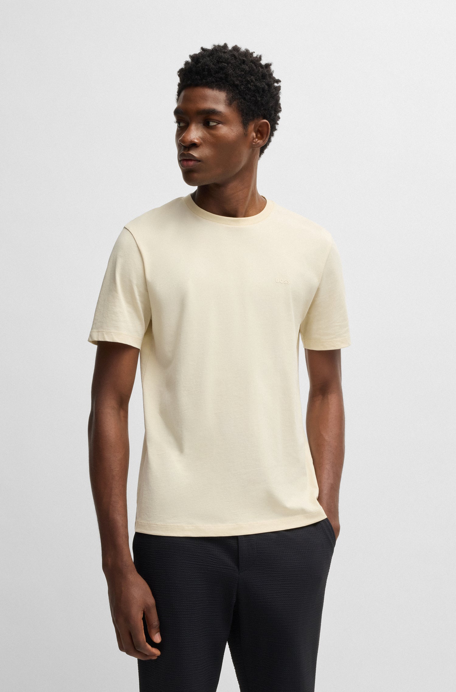 BOSS Stretch T-Shirt Pure Cotton