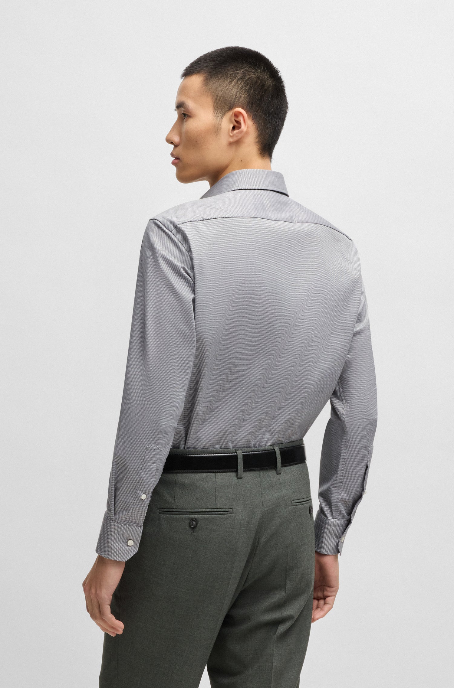 BOSS Regular Fit Shirt Stretch Cotton