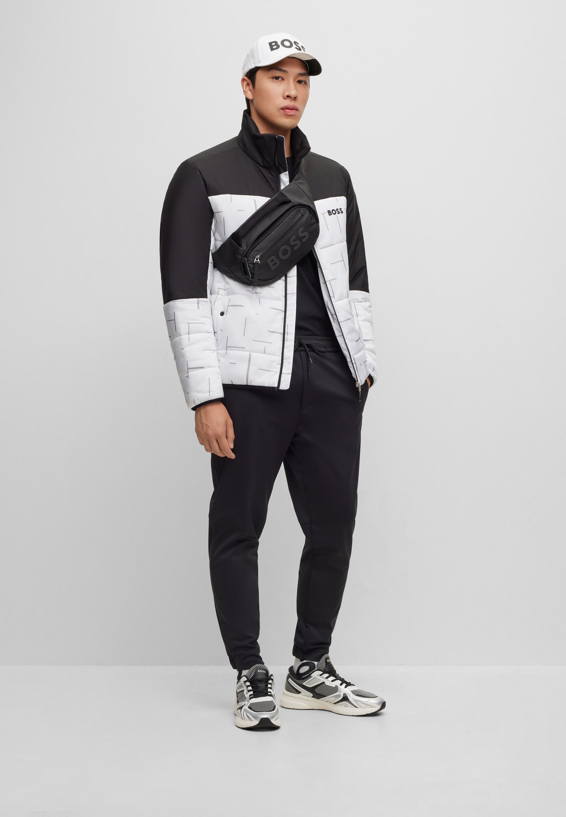 BOSS Regular Fit Water Repellant Padded Jacket
