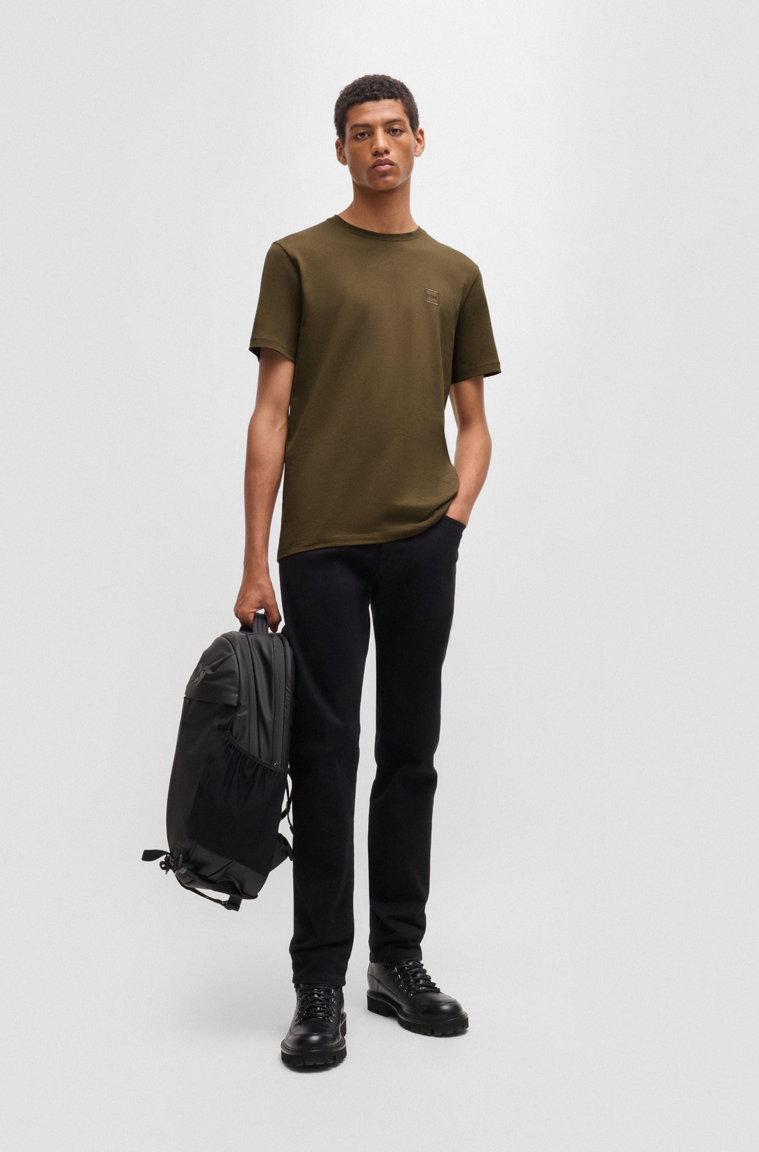 BOSS Mid Weight T-Shirt Pure Cotton