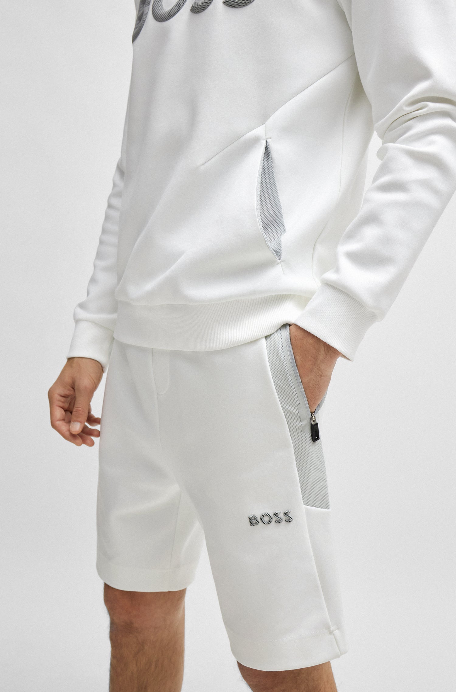 BOSS Regular Fit Jersey Short Cotton Stretch