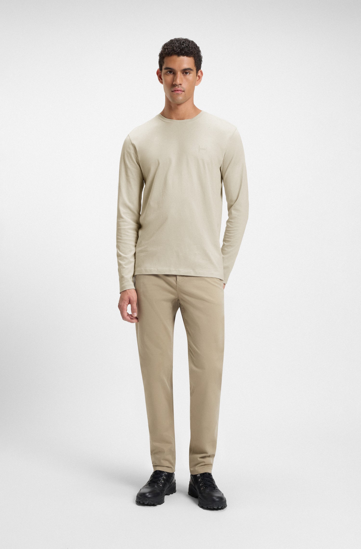 BOSS Long Sleeve T-Shirt Pure Cotton