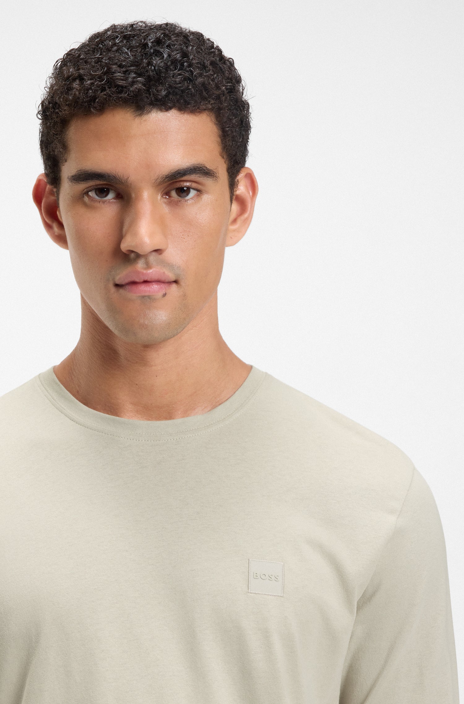 BOSS Long Sleeve T-Shirt Pure Cotton