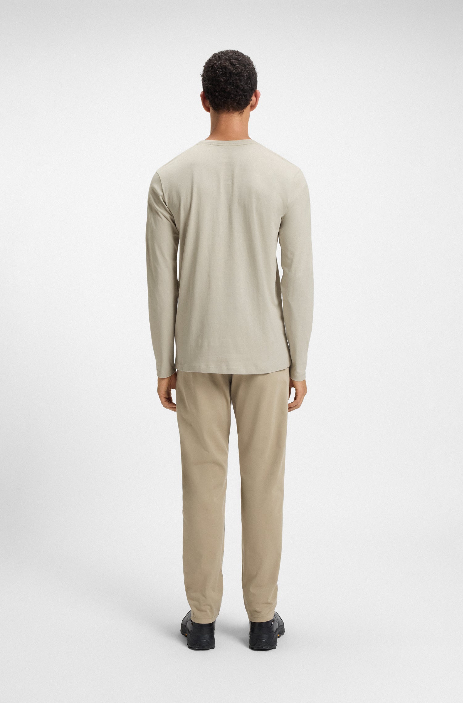 BOSS Long Sleeve T-Shirt Pure Cotton