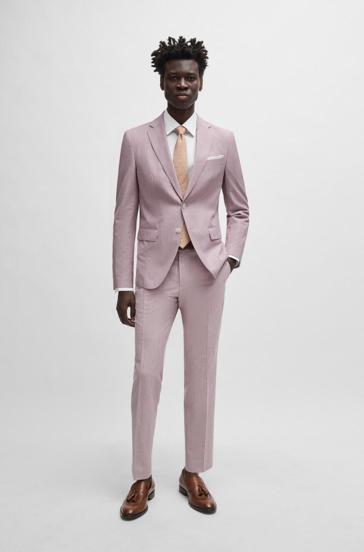 BOSS Slim Fit Blazer Cotton Wool Blend