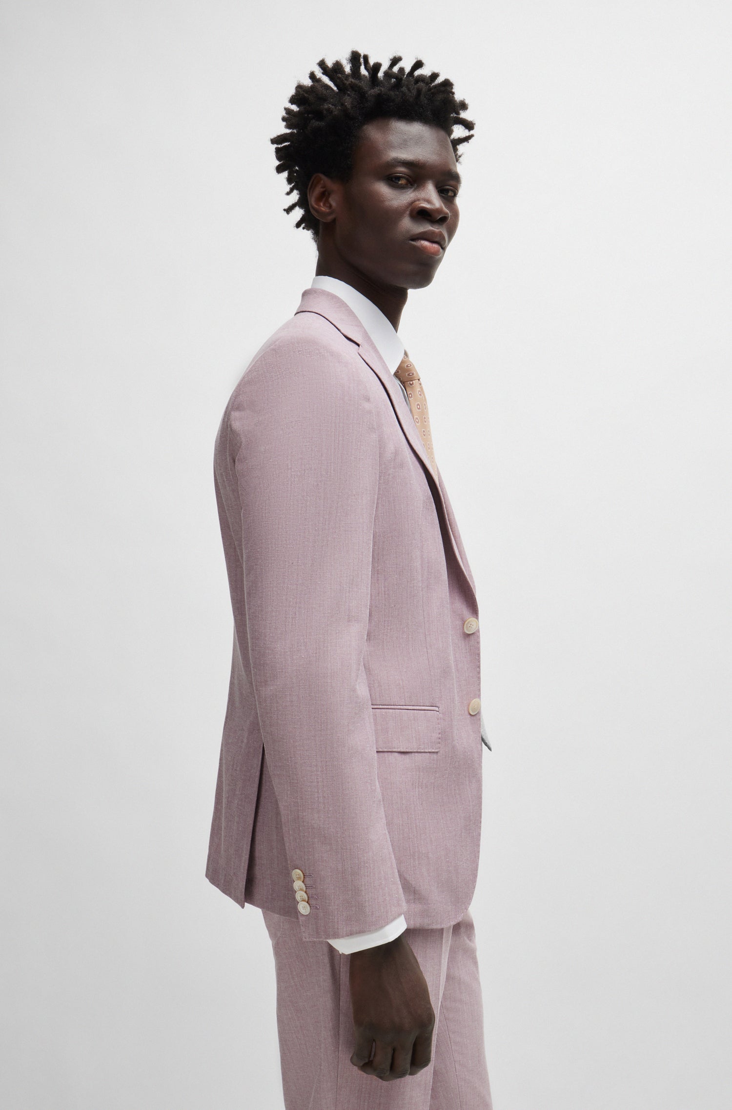 BOSS Slim Fit Blazer Cotton Wool Blend