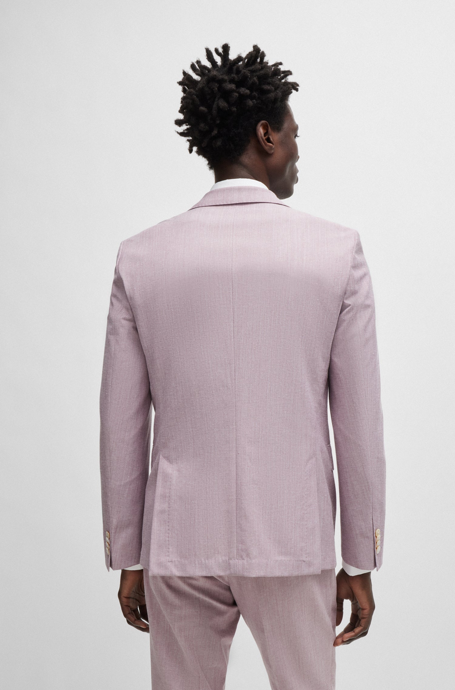 BOSS Slim Fit Blazer Cotton Wool Blend
