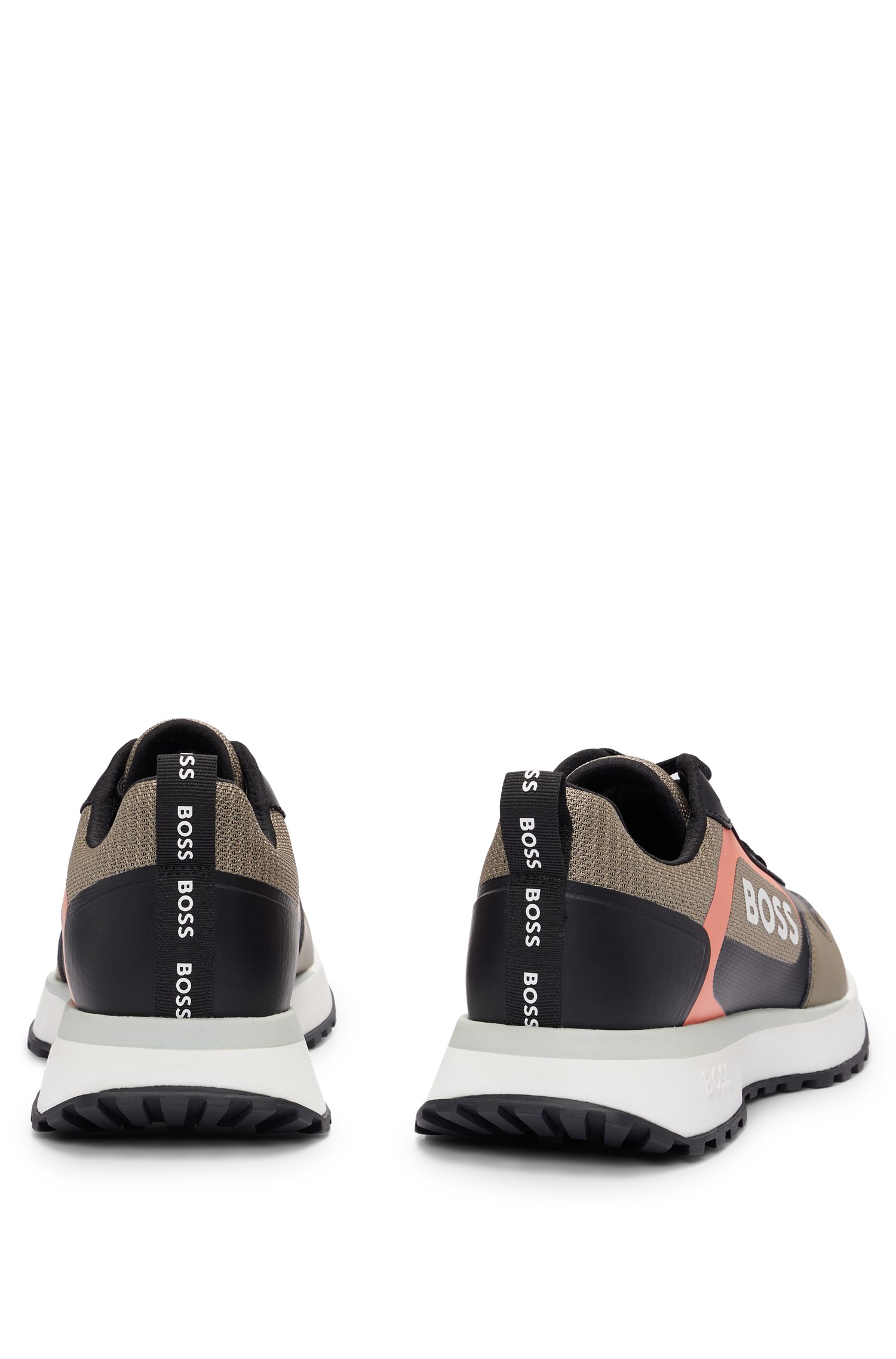 BOSS Lace Up Sneaker Rubber Sole
