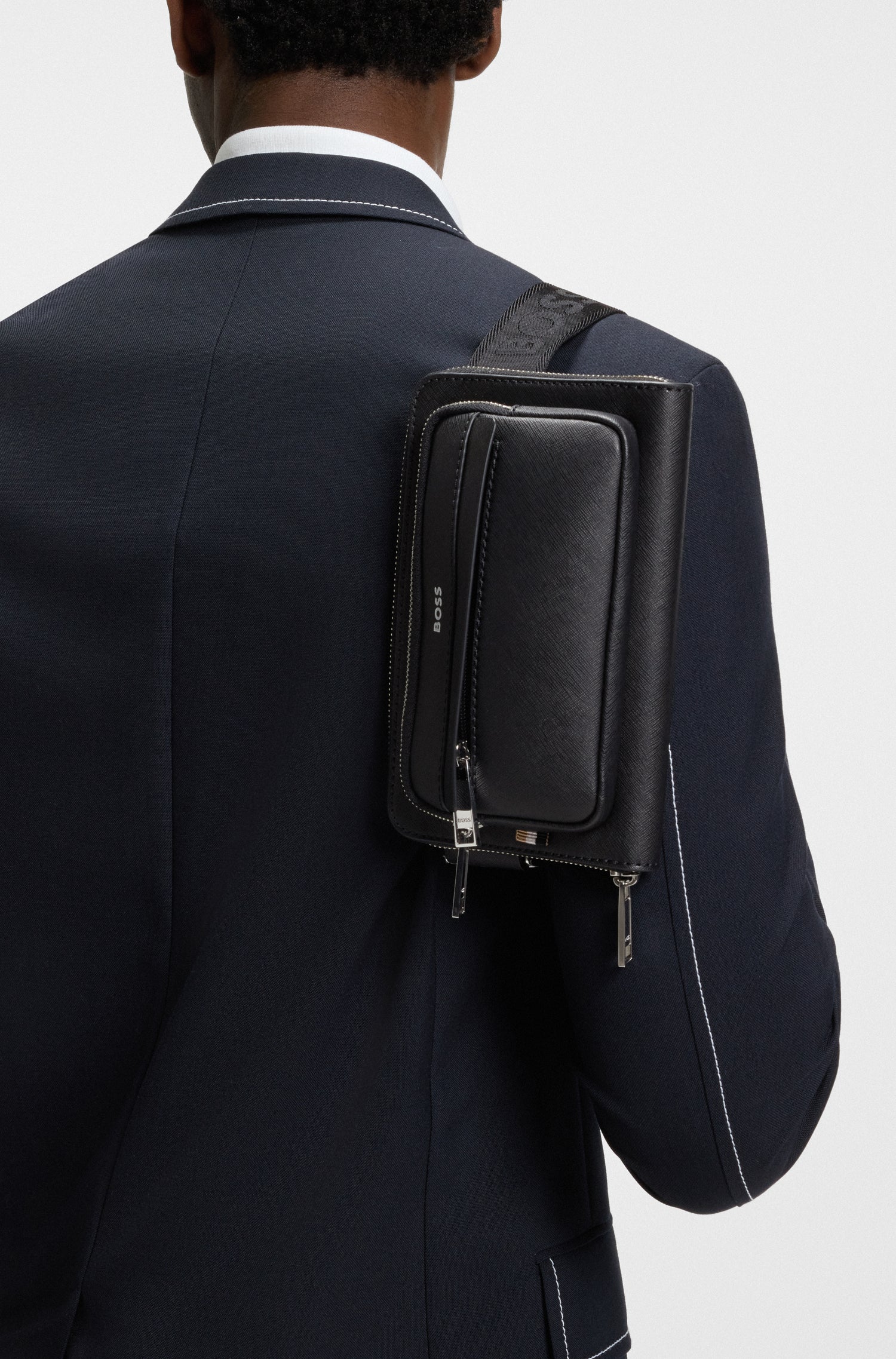 BOSS Crossbody Bag With Branded Strap