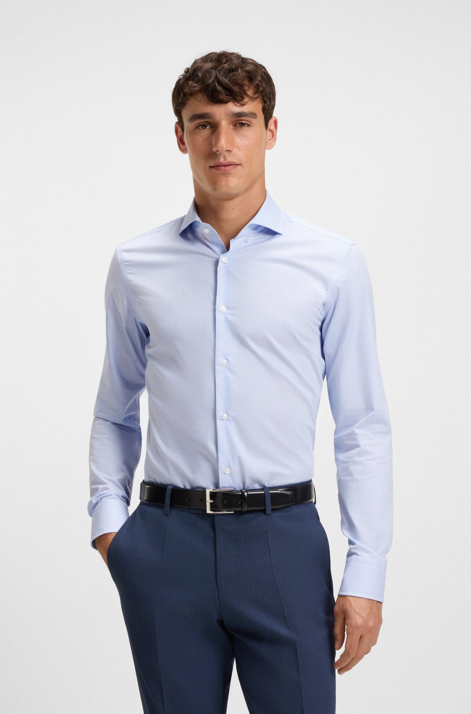 BOSS Slim Fit Shirt Pure Cotton