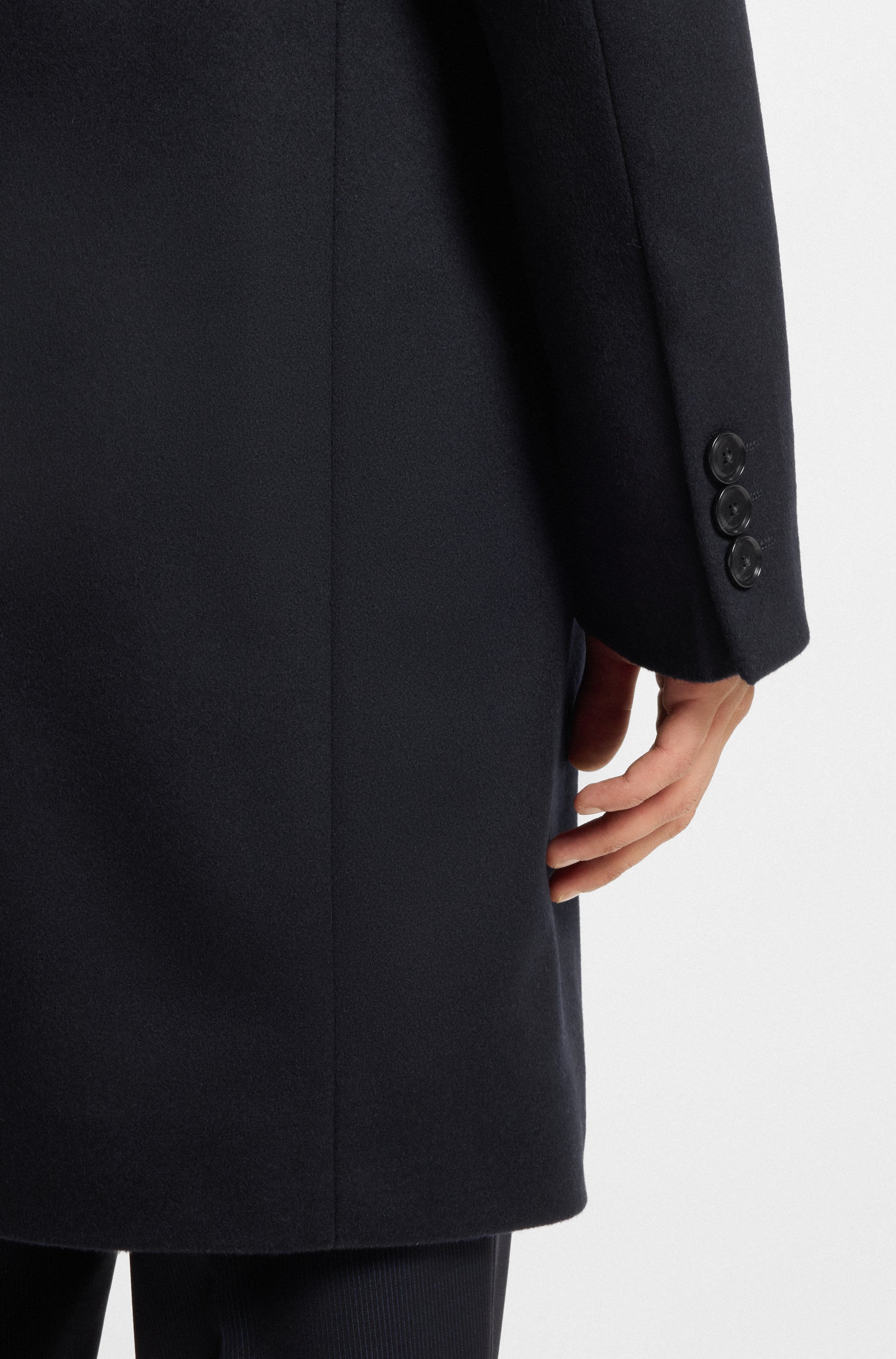 BOSS Over Coat Wool Cashmere Blend