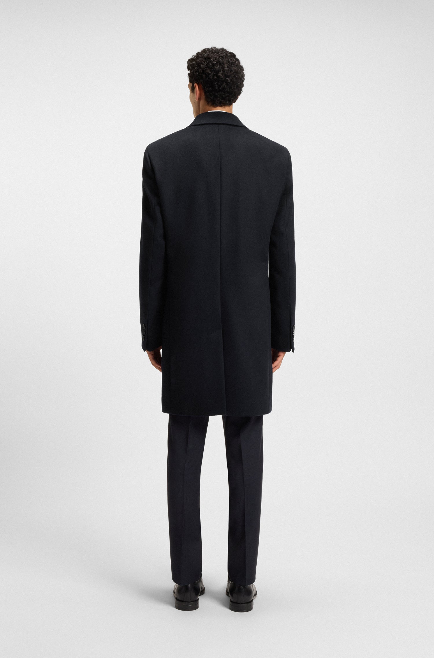 BOSS Over Coat Wool Cashmere Blend