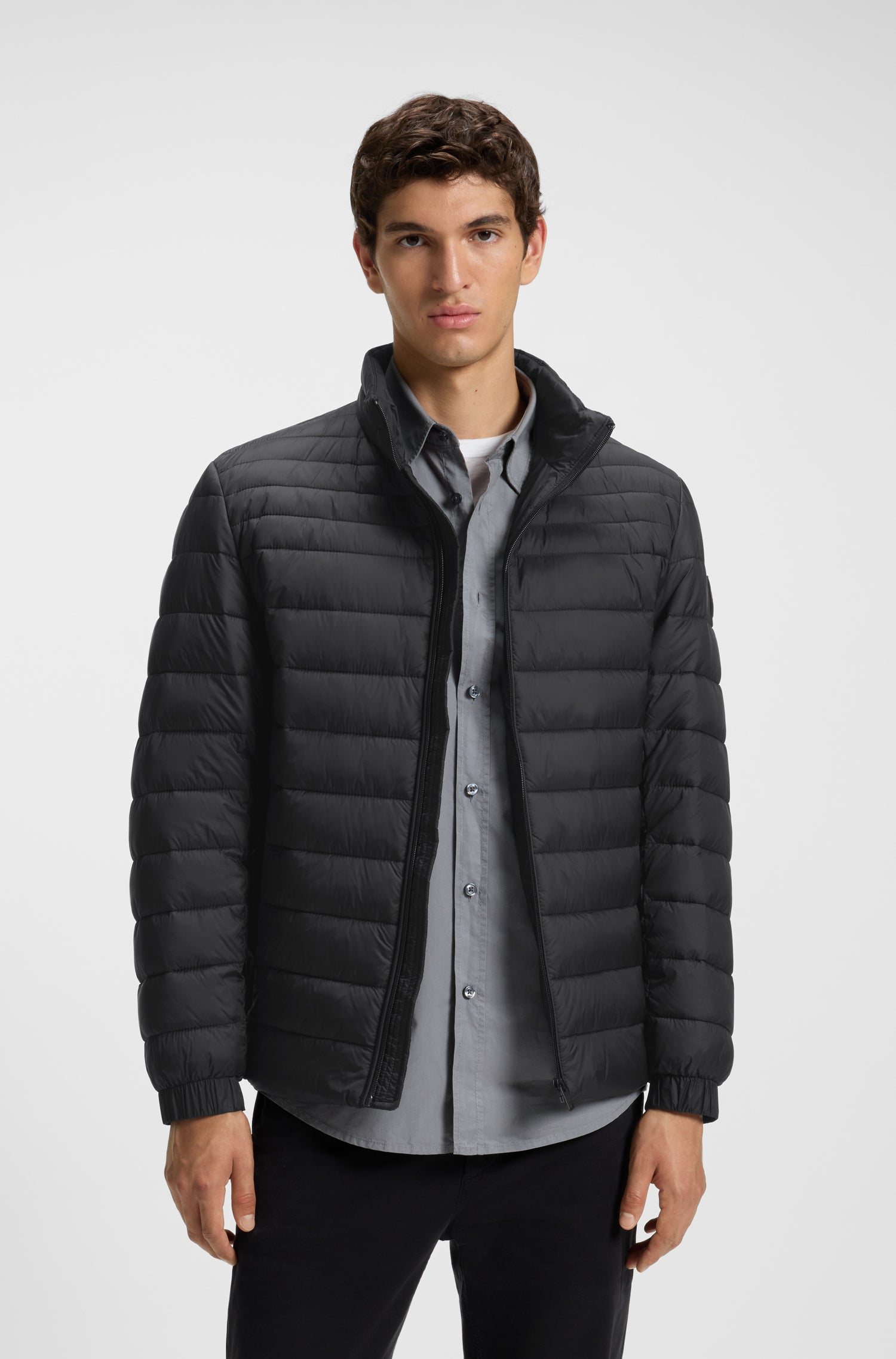 BOSS Water Repellent Jacket Logo Trim