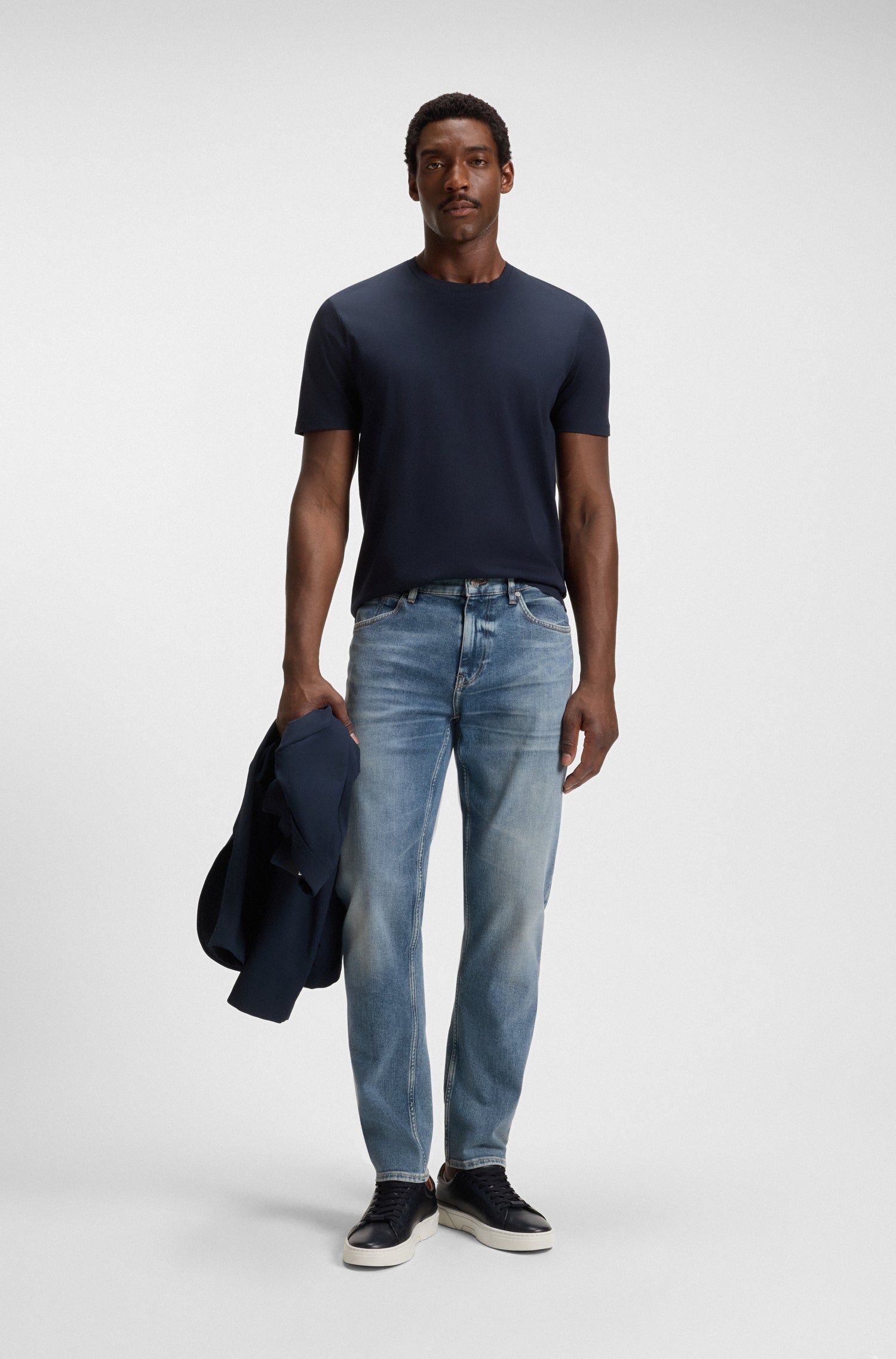 BOSS Regular Fit Jean Cashmere Touch
