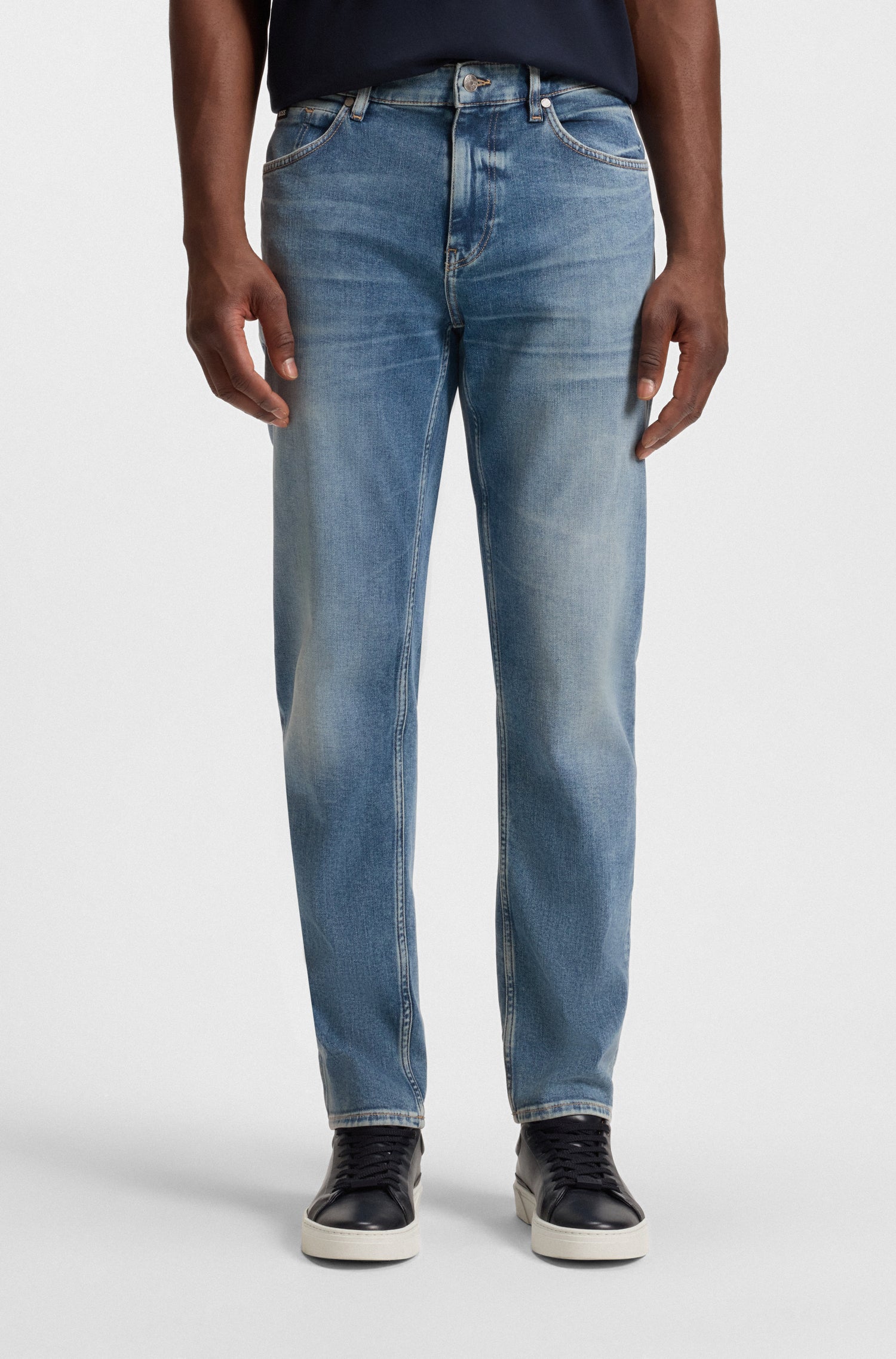 BOSS Regular Fit Jean Cashmere Touch