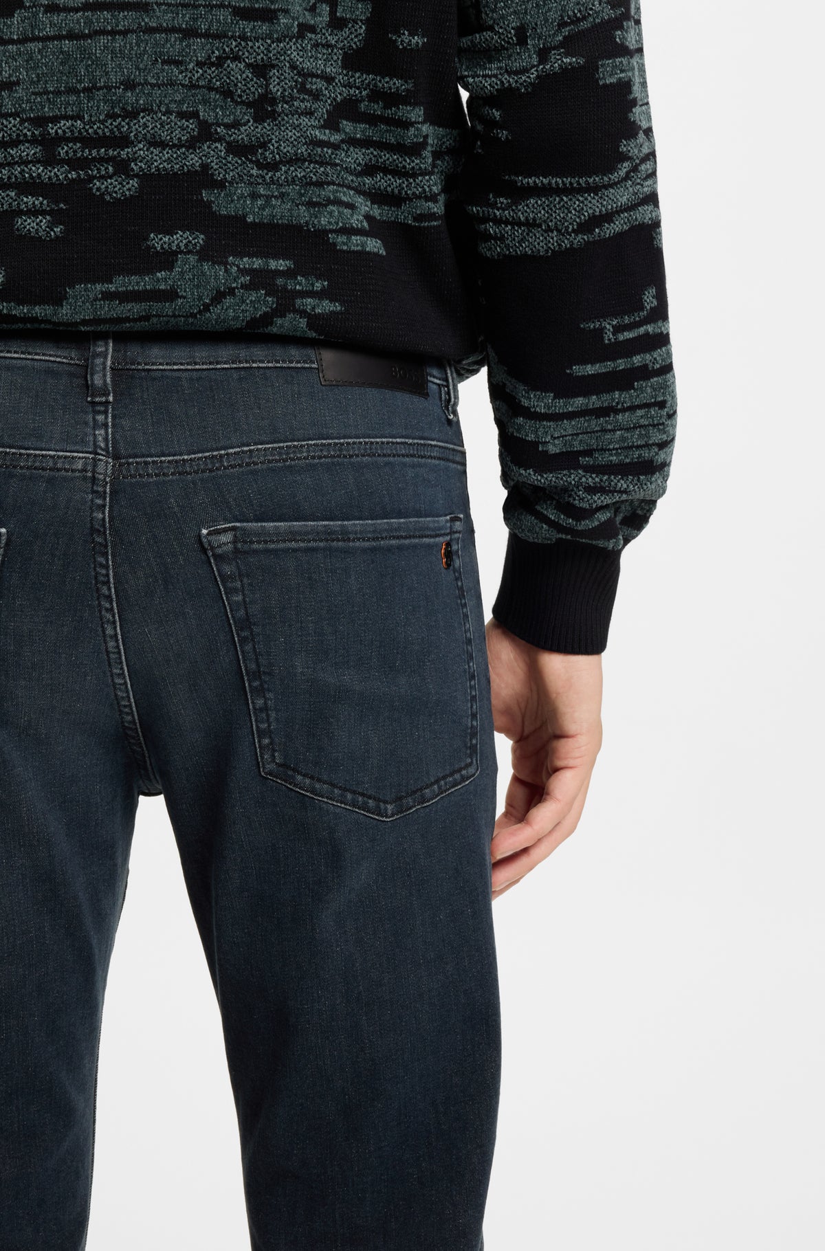 BOSS Regular Fit Jean Stretch Material