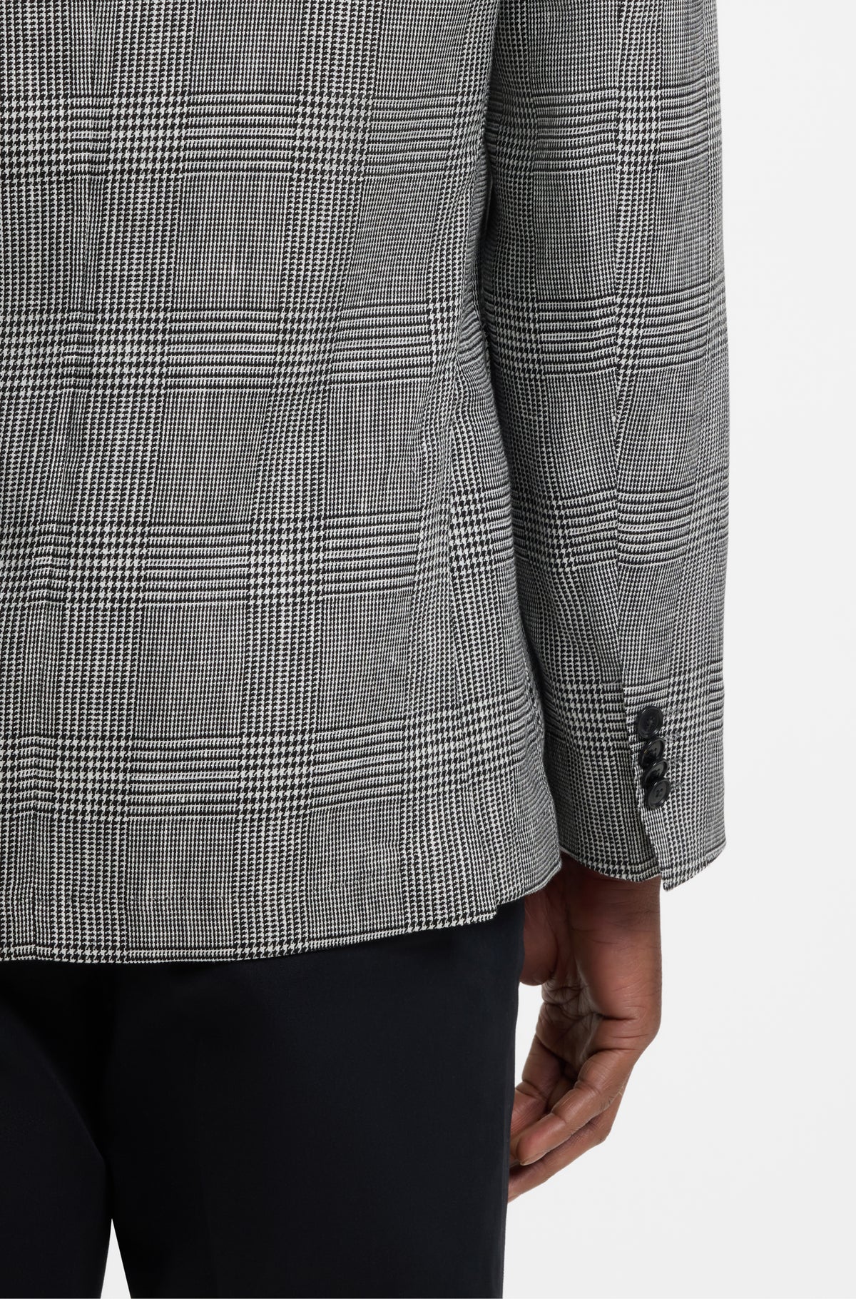 BOSS Blazer Cotton Linen Blend