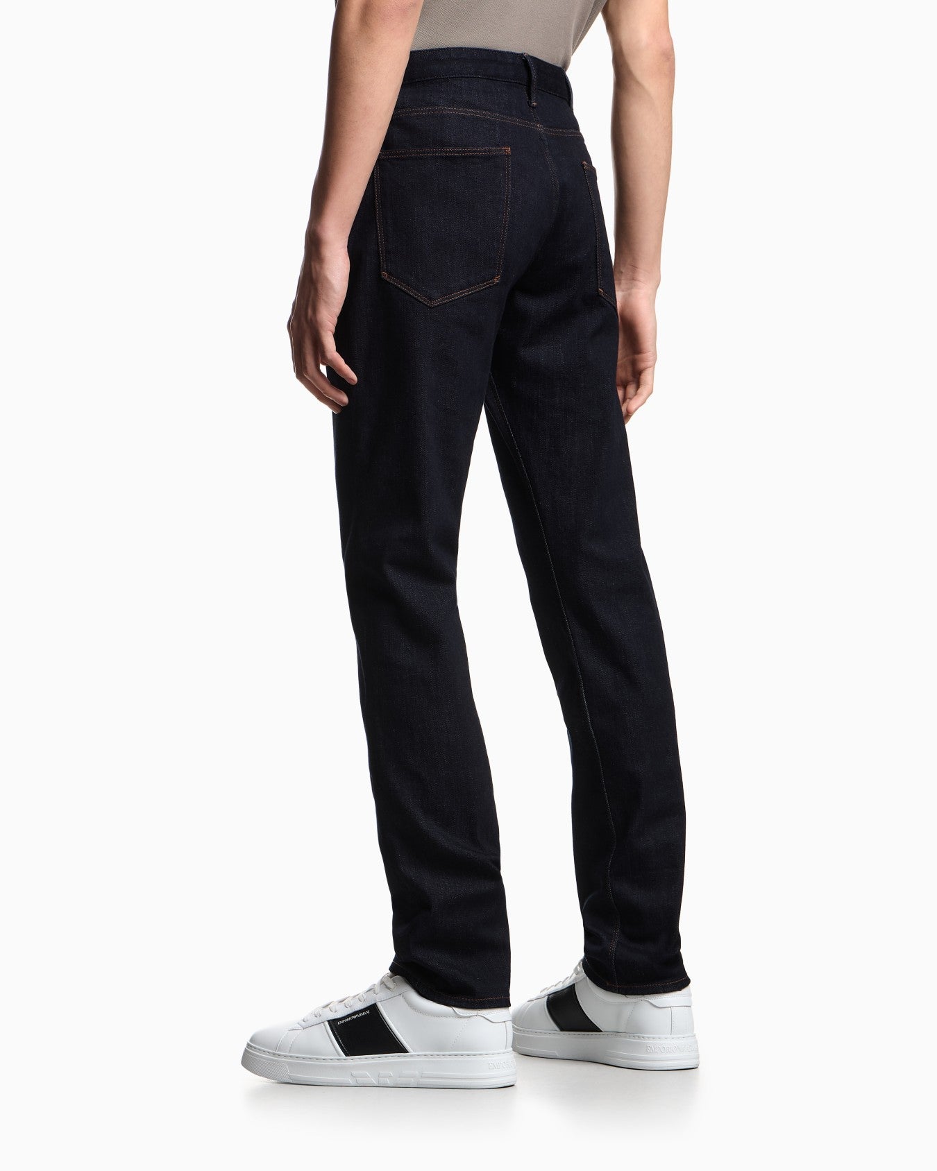 Emporio Armani Jean Slim Fit J06 Washed 11.5-oz Comfort Denim