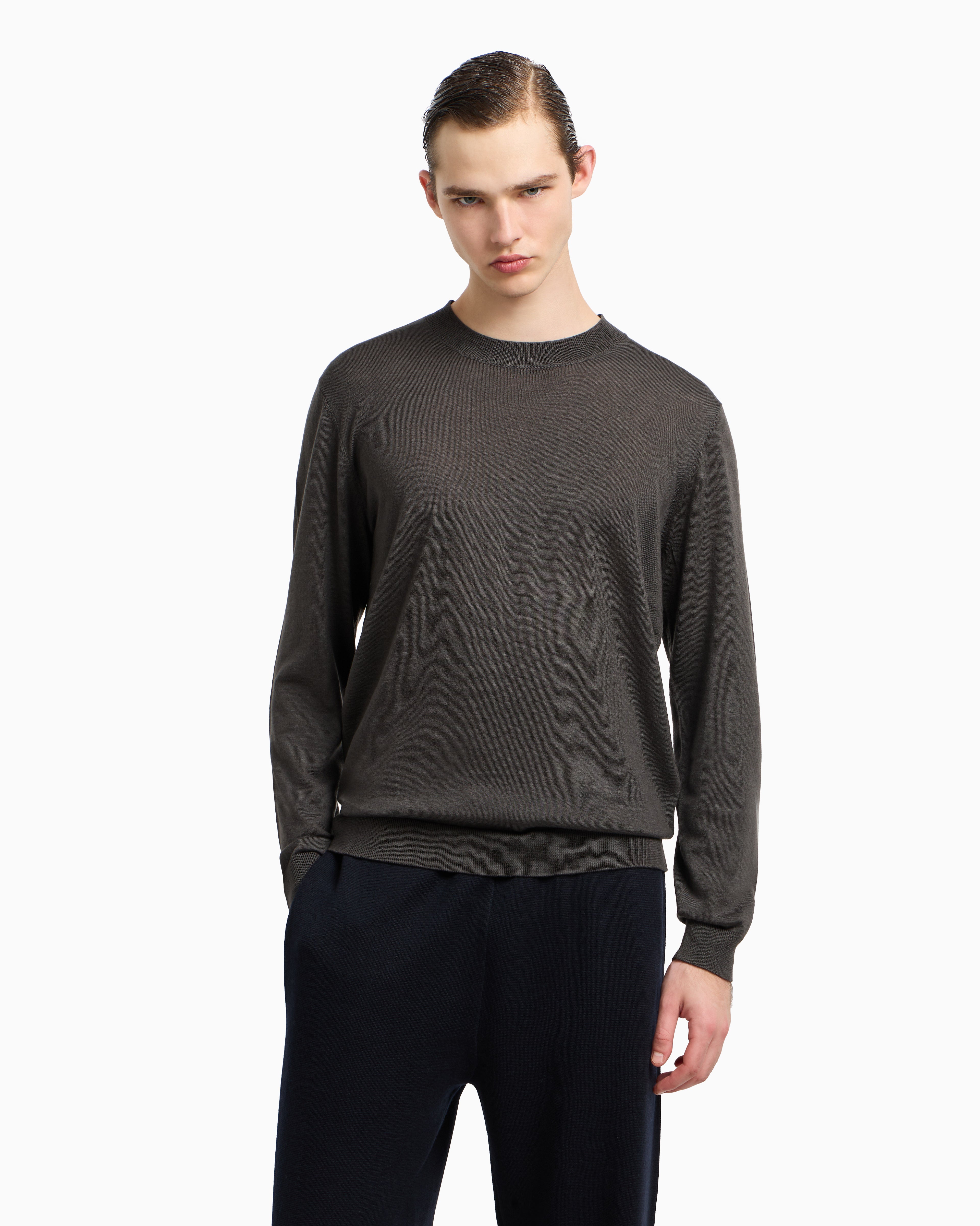 Emporio Armani Travel Essentials Knit Virgin Wool