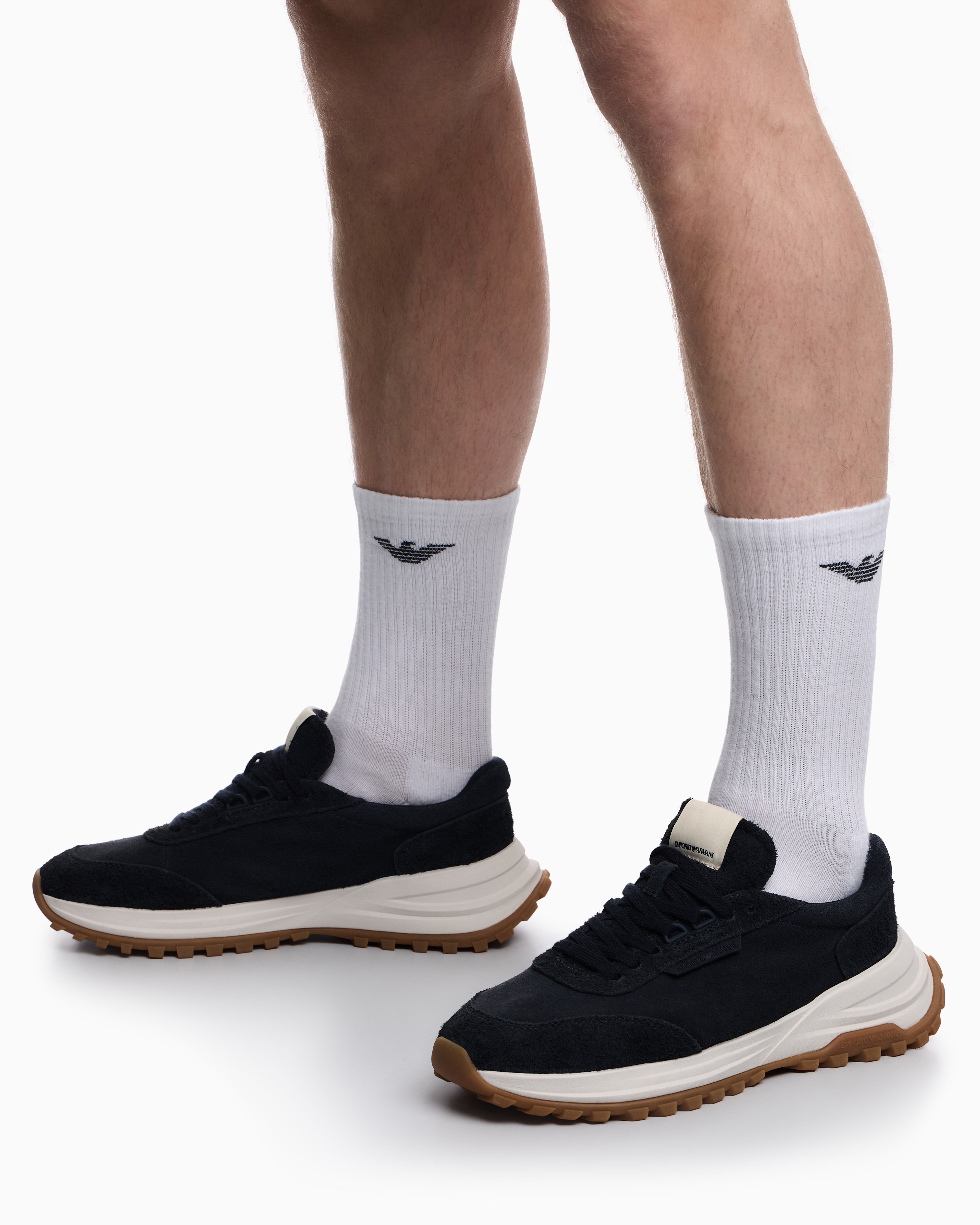 Emporio Armani Suede Sneaker Eagle Club Capsule Collection