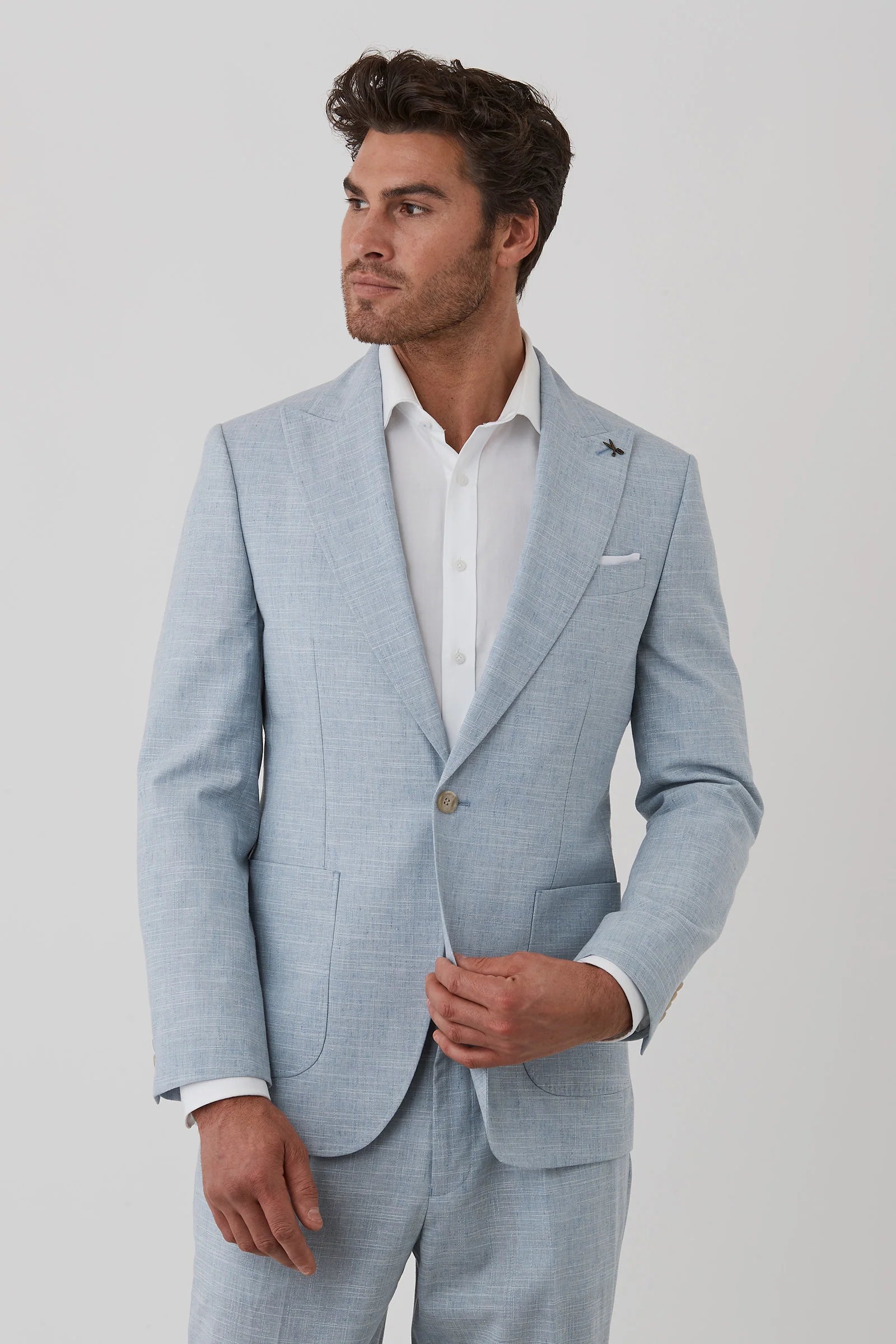 Joe Black Suit Linen Blend