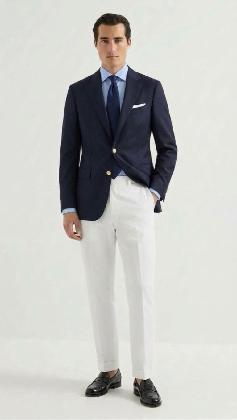Corneliani CC Blazer Gold Buttons
