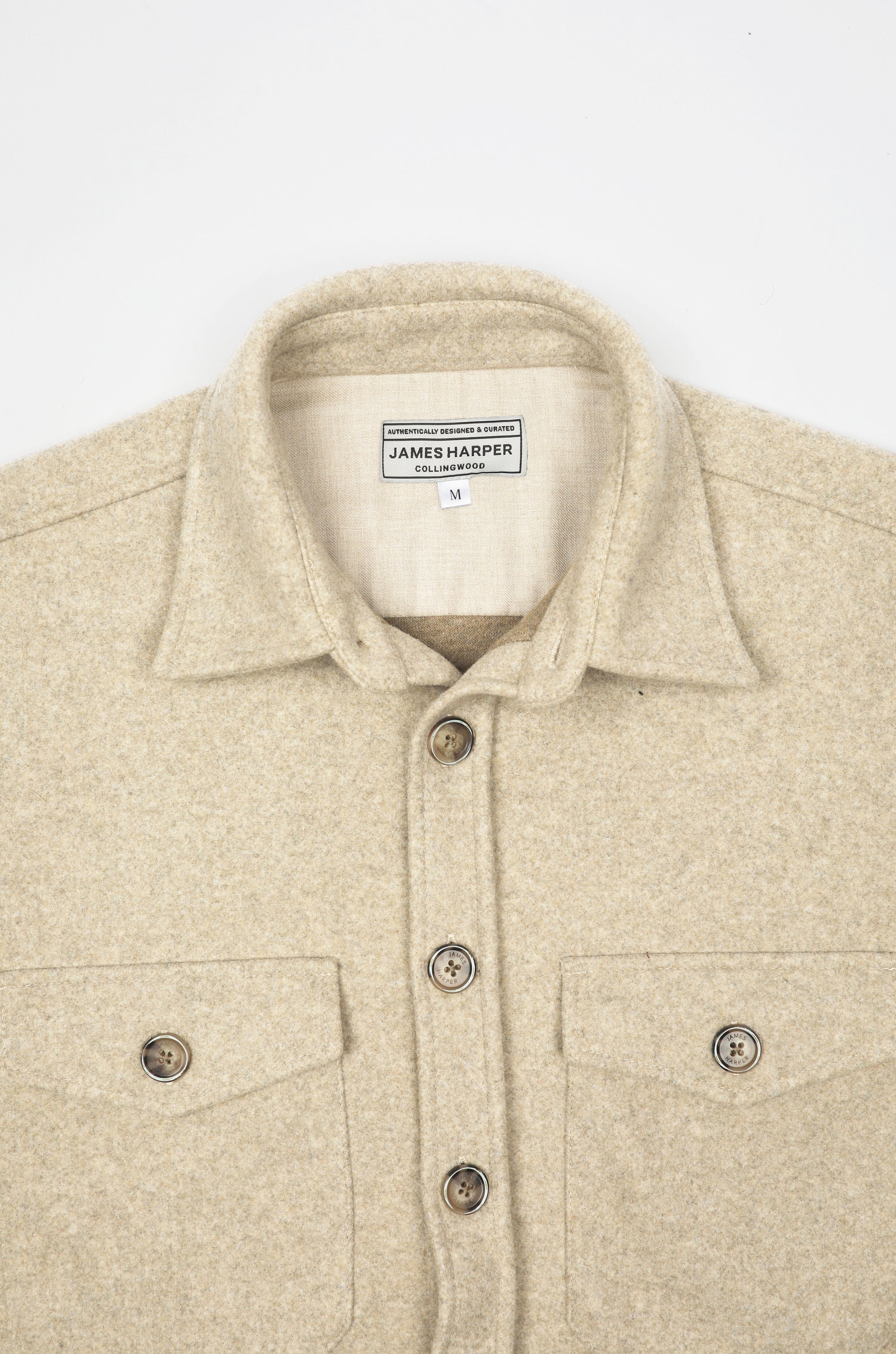 James Harper Button Down Fleece Jacket