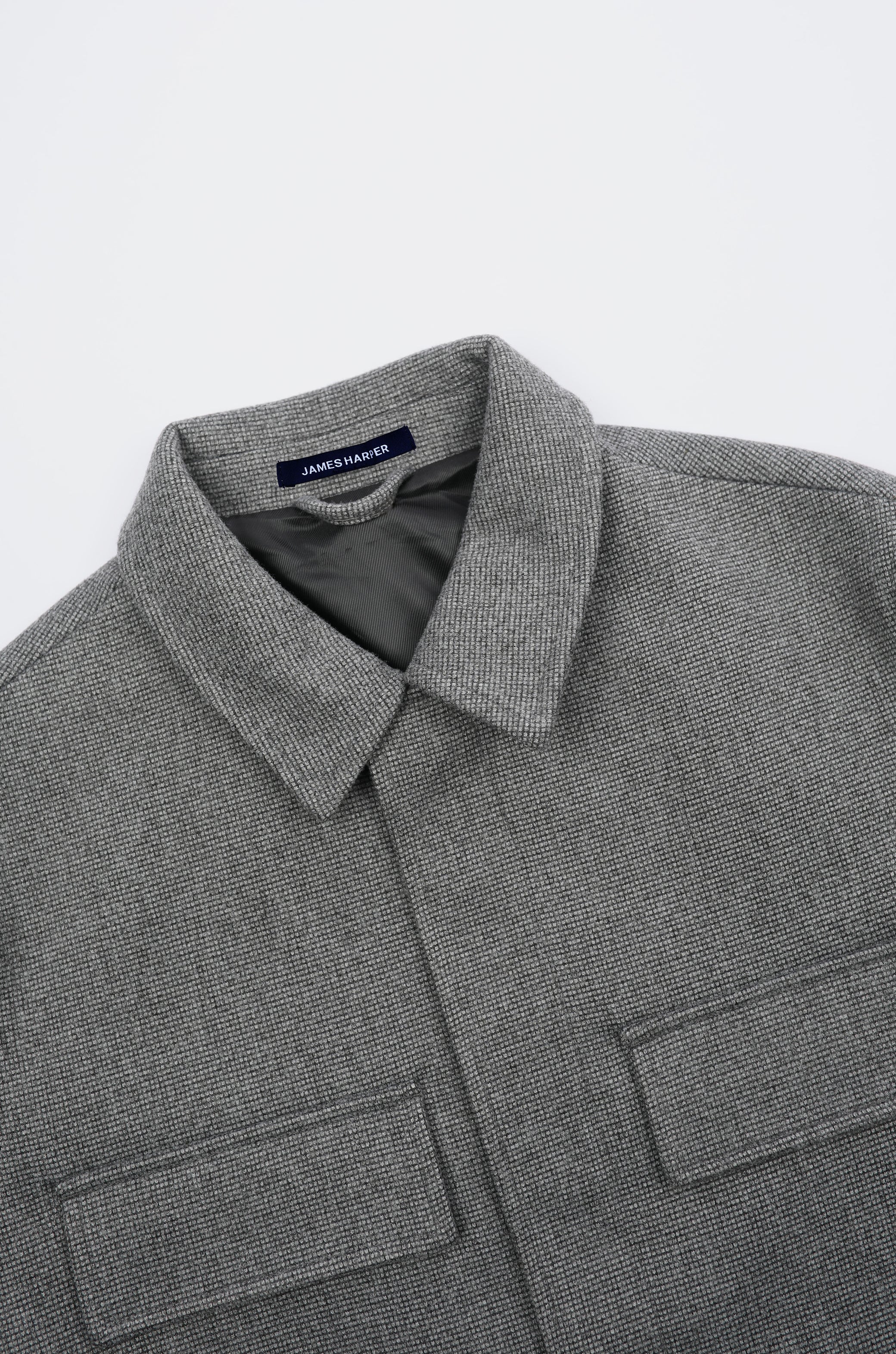 James Harper Button Down Jacket Chest Pockets