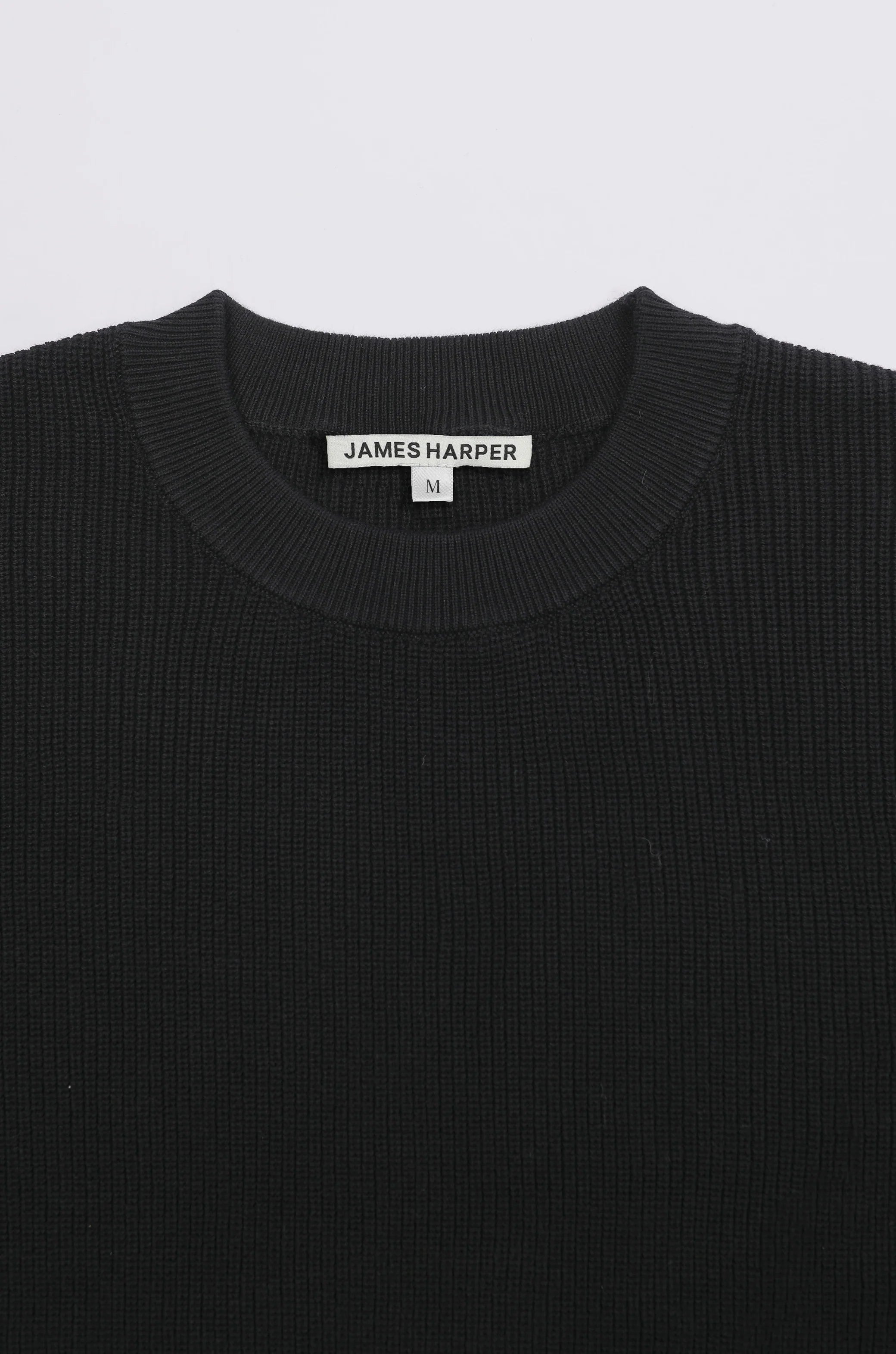 James Harper Ribbed Pure Cotton Knit
