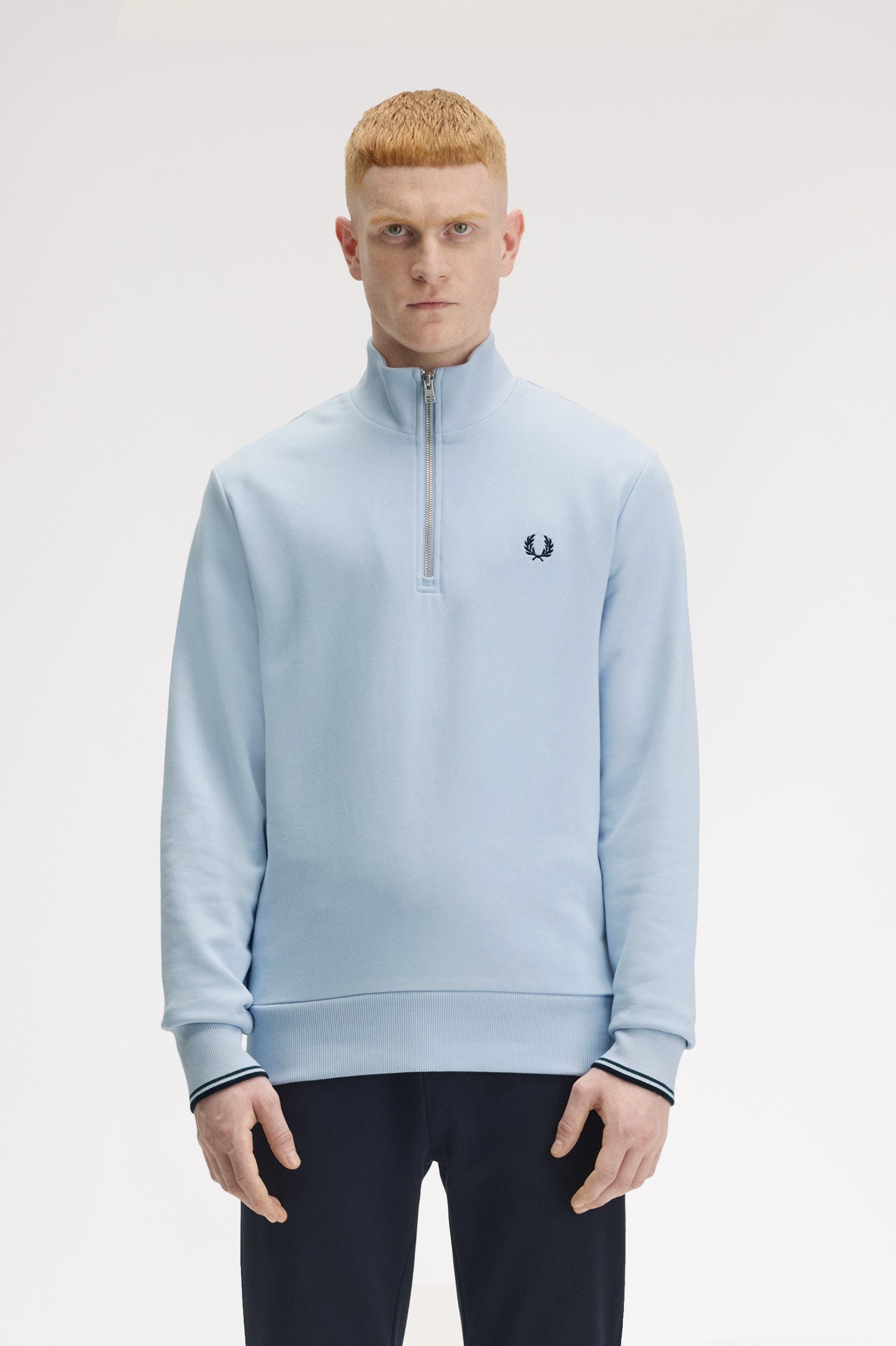 Fred Perry Half Zip Jersey Pure Cotton
