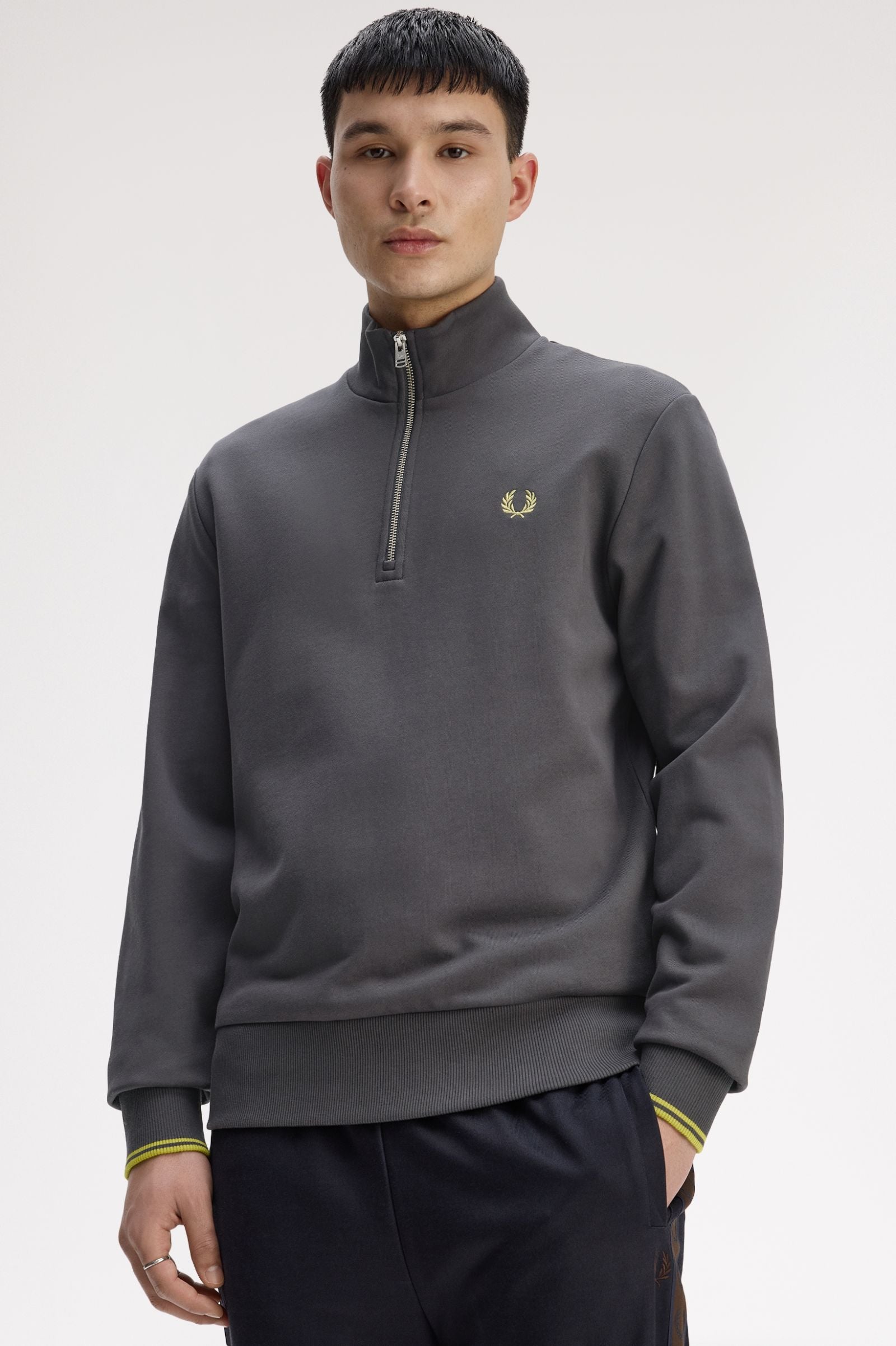Fred Perry Quater Zip Jersey