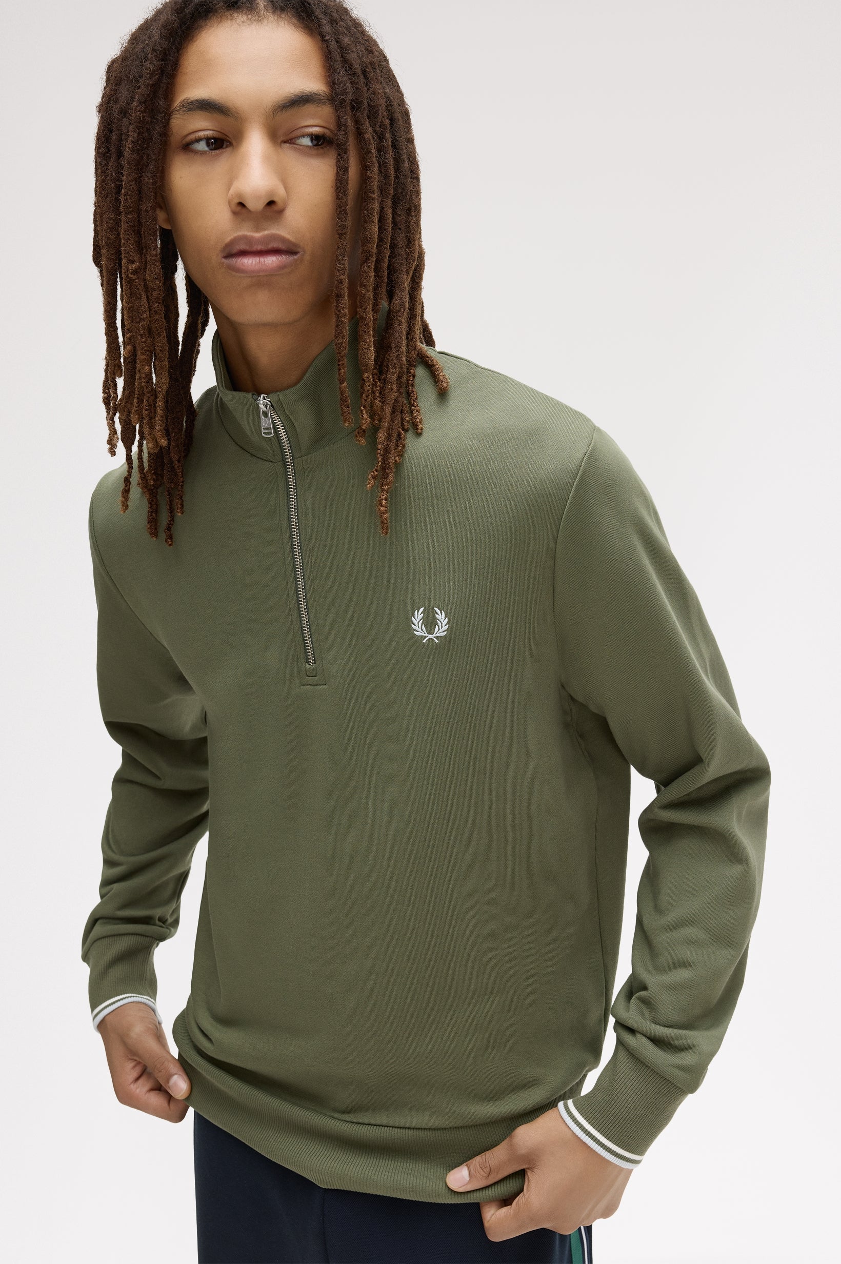 Fred Perry Quater Zip Jersey