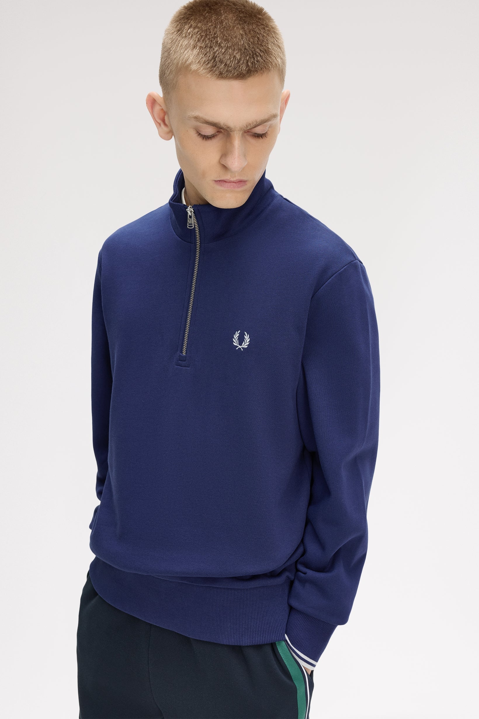 Fred Perry Quater Zip Jersey