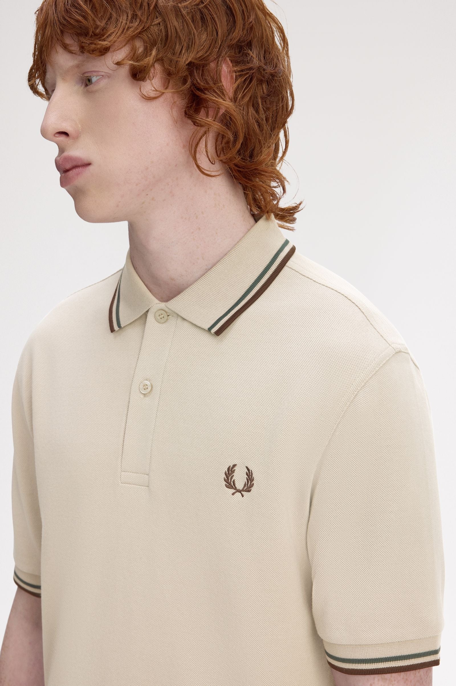 Fred Perry Button Polo Shirt Pure Cotton