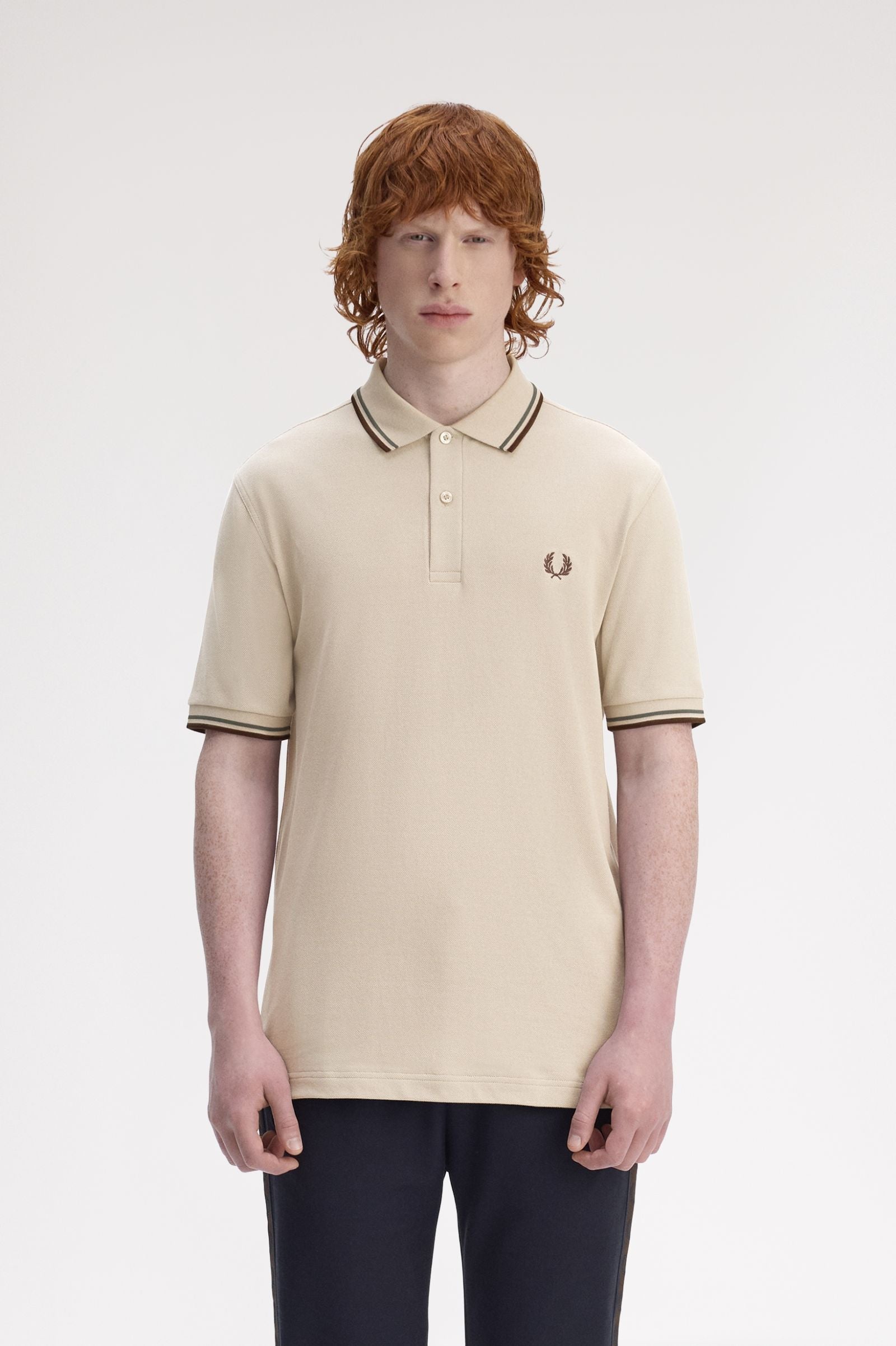 Fred Perry Button Polo Shirt Pure Cotton