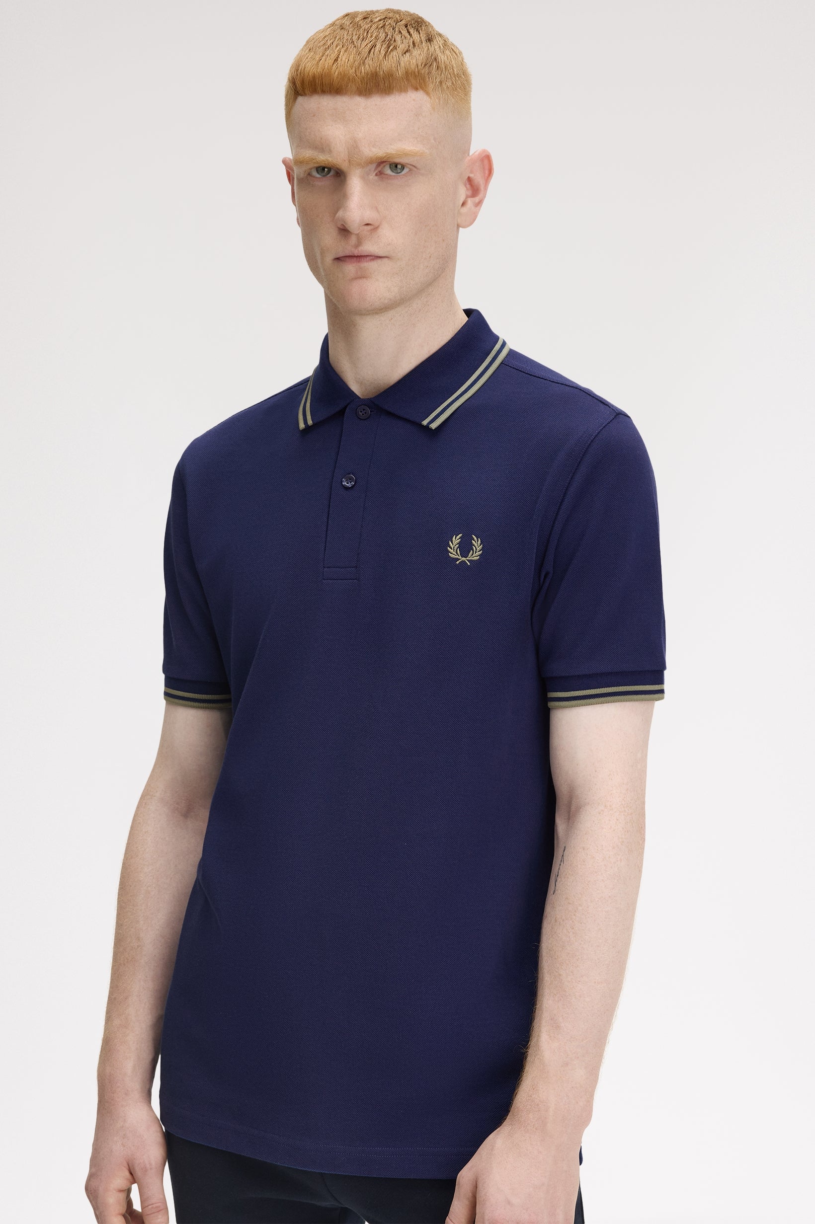 Fred Perry Button Polo Shirt Pure Cotton
