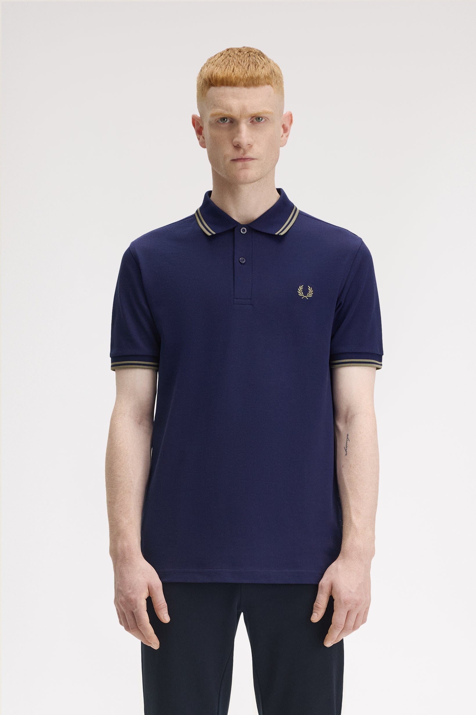 Fred Perry Button Polo Shirt Pure Cotton