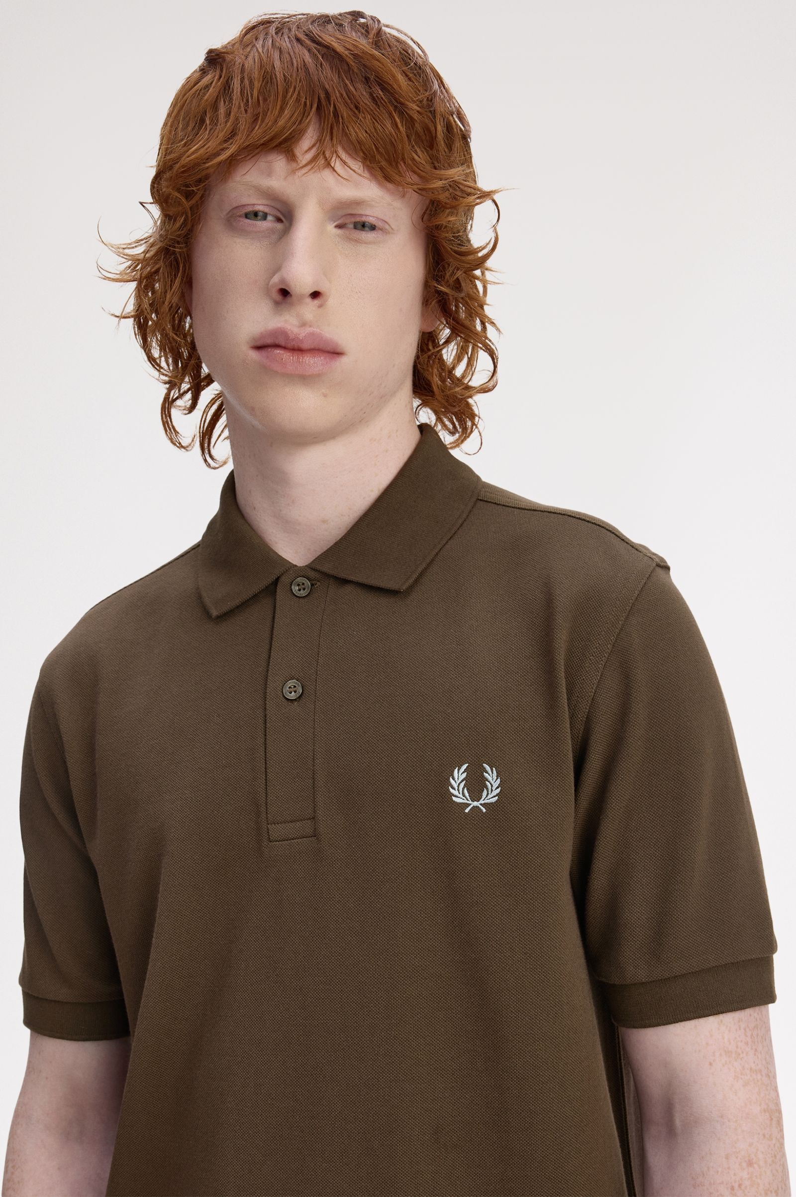 Fred Perry Button Polo Shirt Pure Cotton